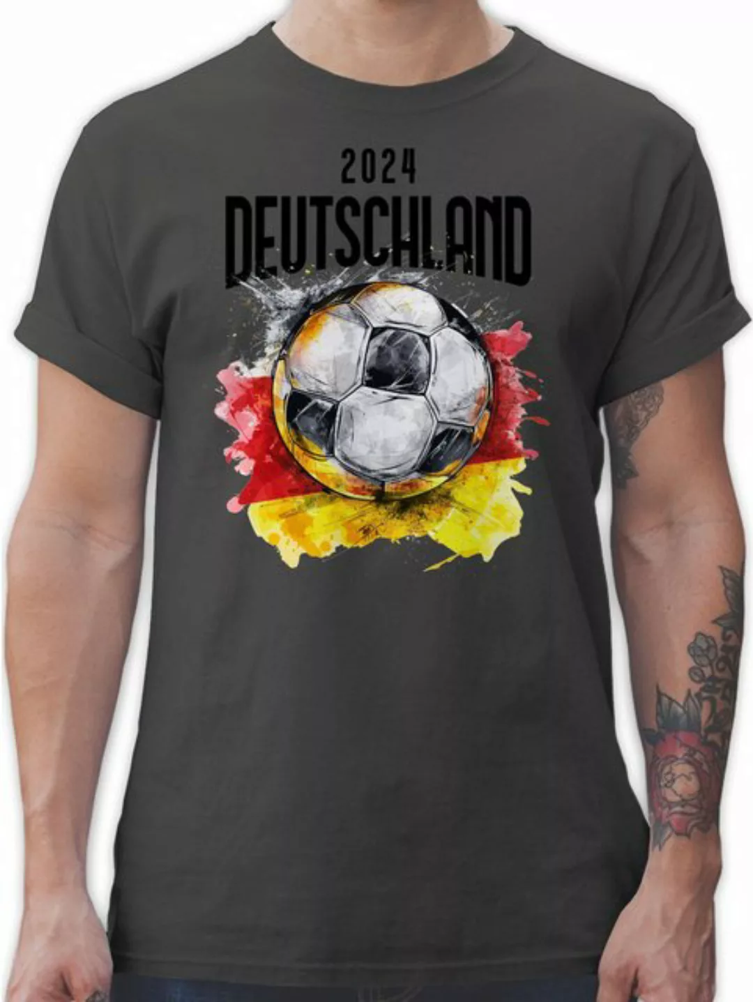 Shirtracer T-Shirt Deutschland 2024 Germany 2024 Fussball EM Fanartikel günstig online kaufen