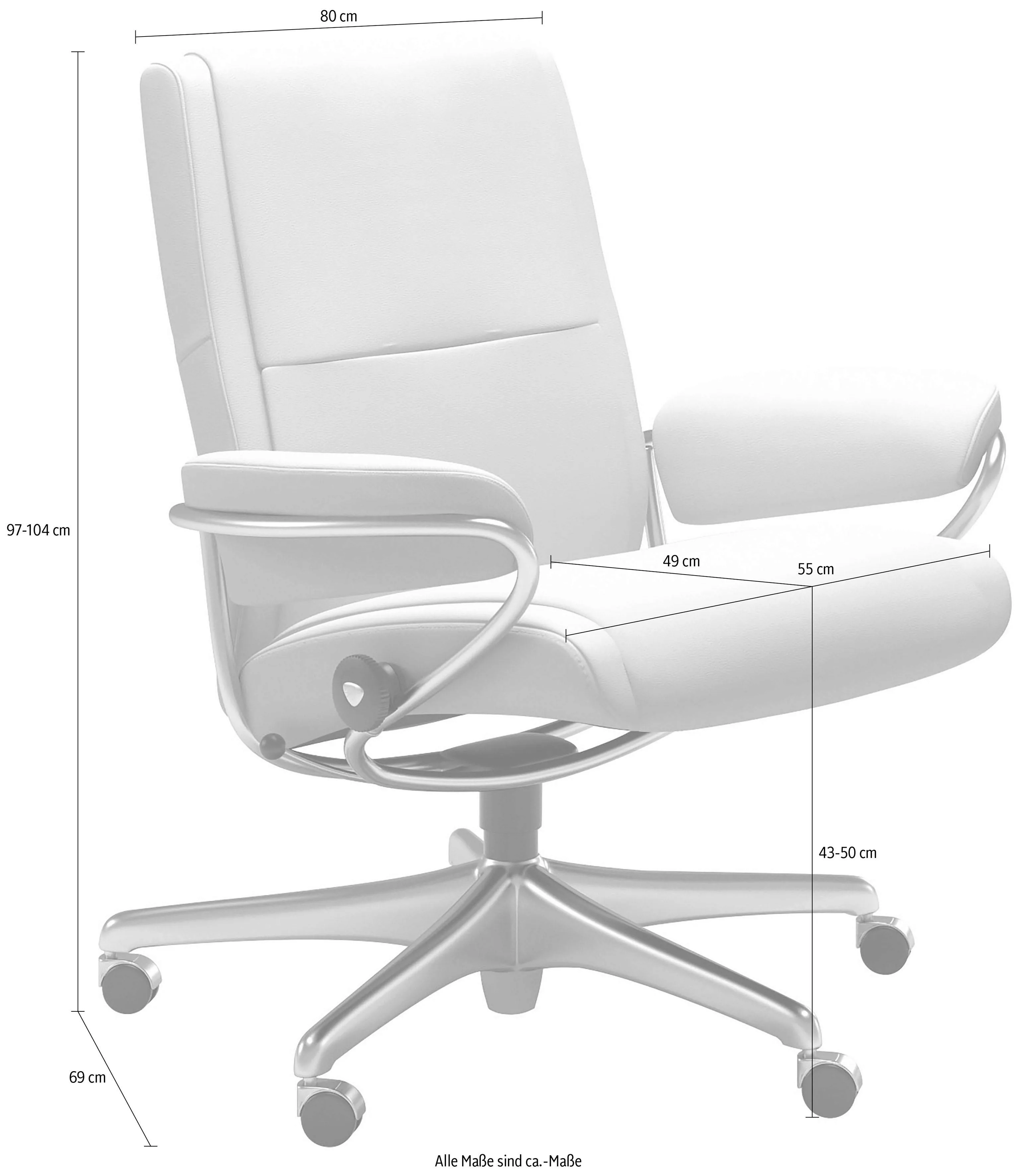 Stressless Relaxsessel "Paris", Low Back, mit Home Office Base, Gestell Chr günstig online kaufen