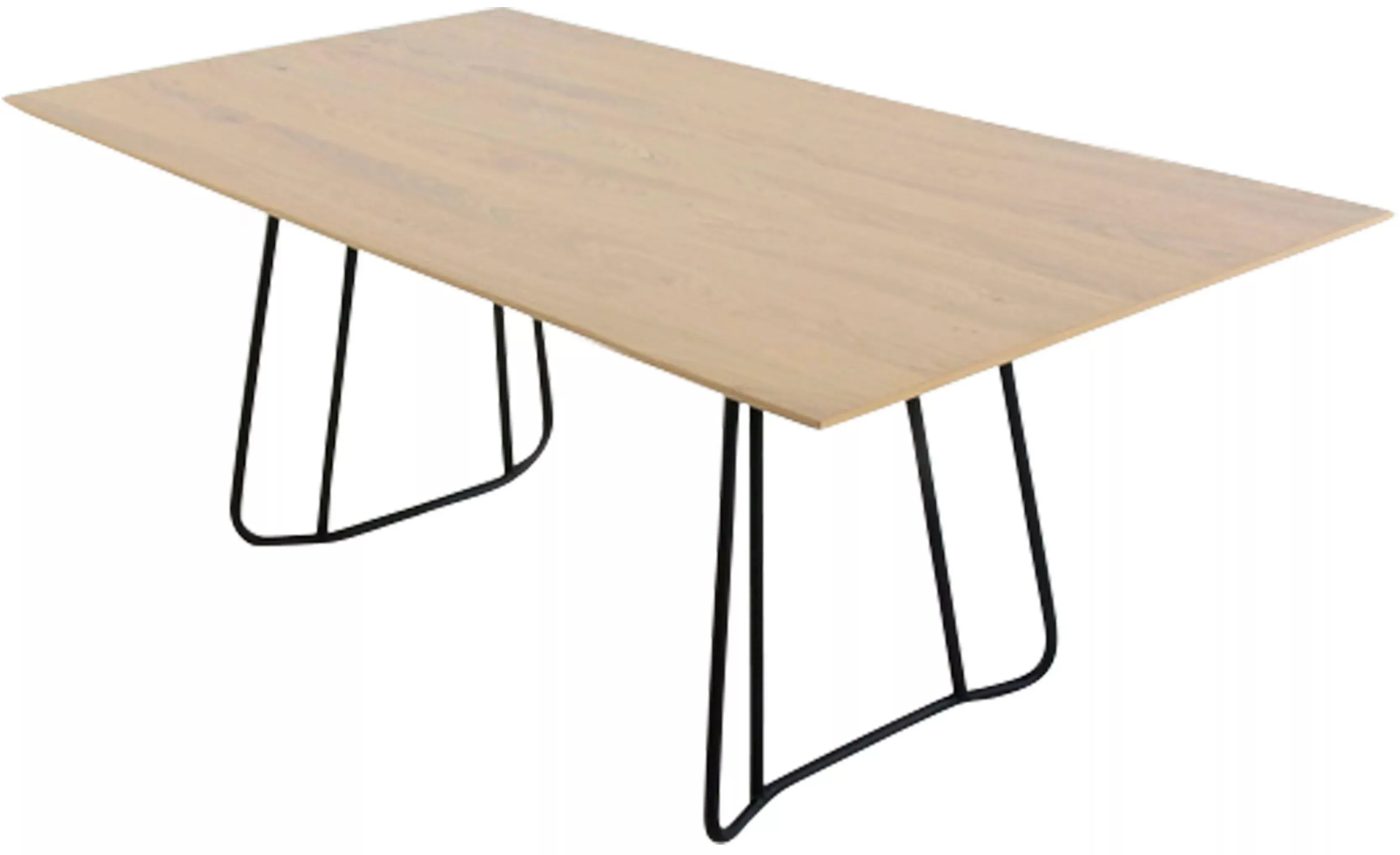 K+W Komfort & Wohnen Esstisch »Pego«, rechteckige Tischplatte, Echtholzfuni günstig online kaufen