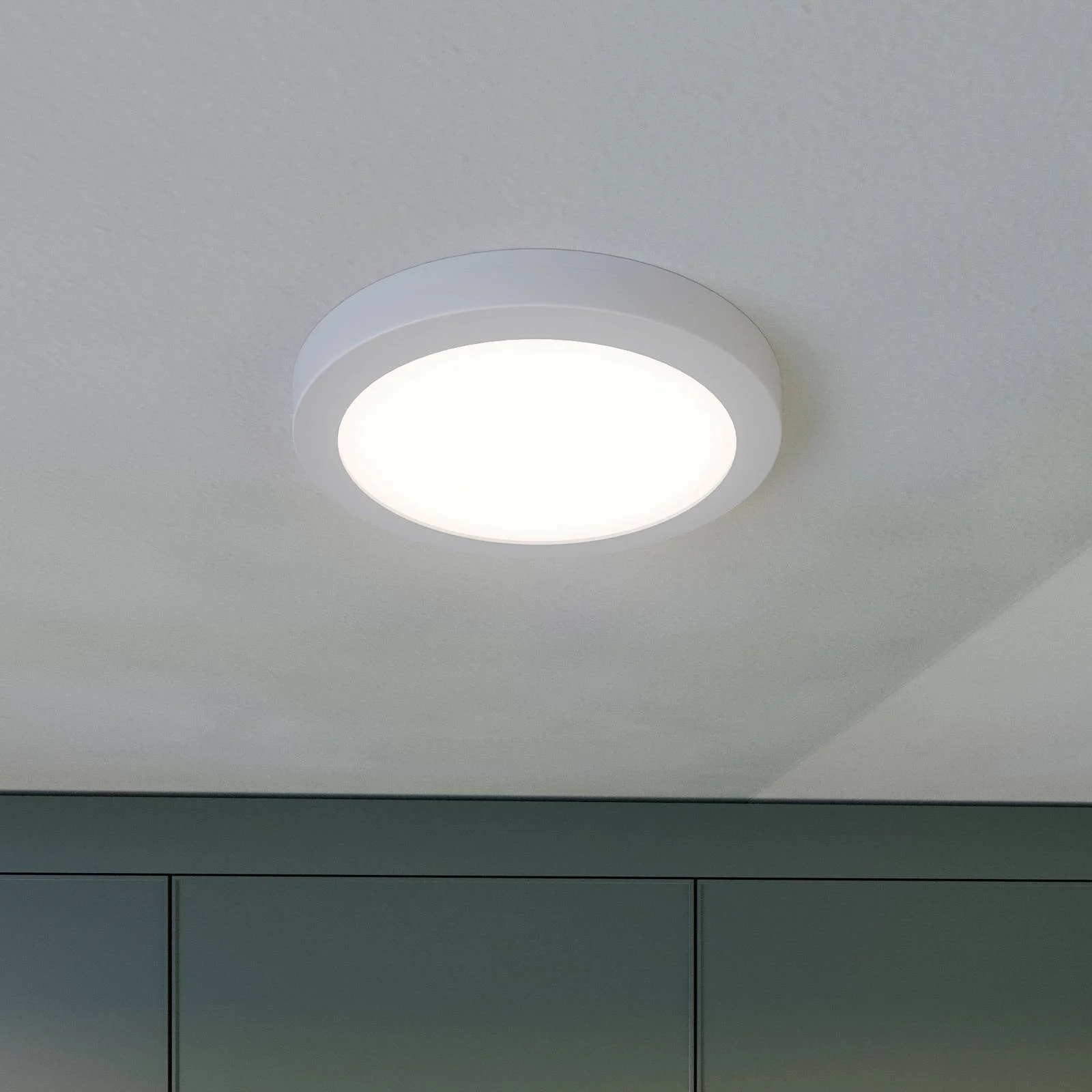 Prios Aureka LED-Deckenlampe, Sensor, 22,5 cm günstig online kaufen