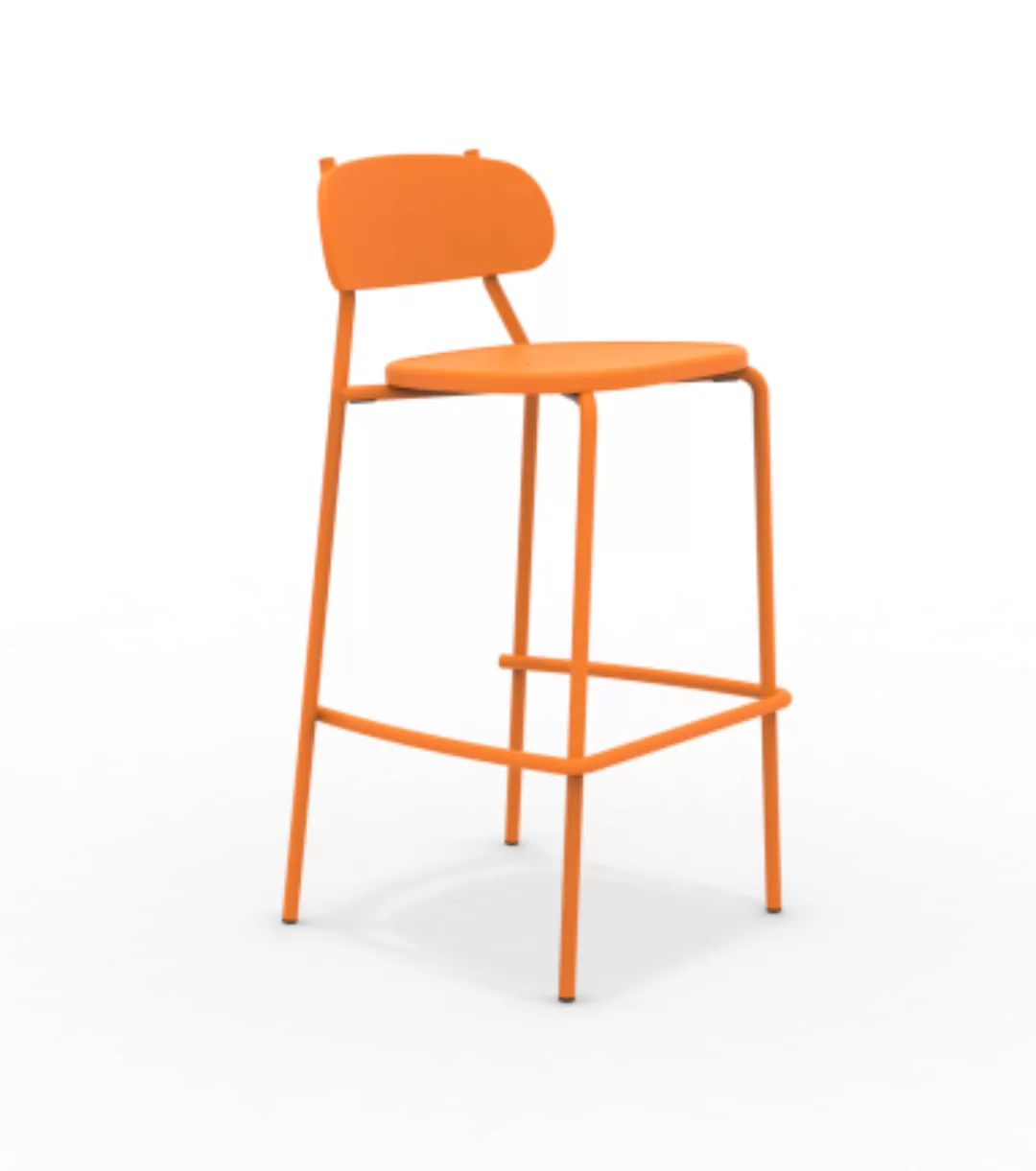 Fox Outdoor Barstuhl mit Rückenlehne orange AR günstig online kaufen