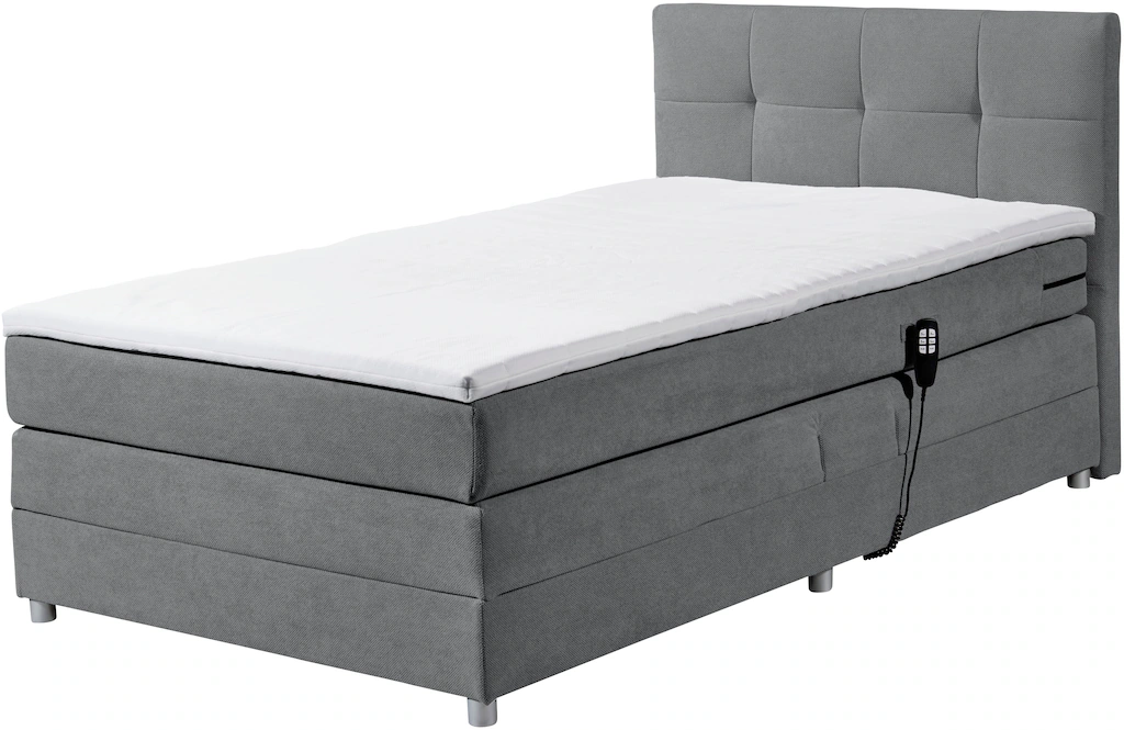 ED EXCITING DESIGN Boxspringbett "Toulouse B", inkl. Motor günstig online kaufen