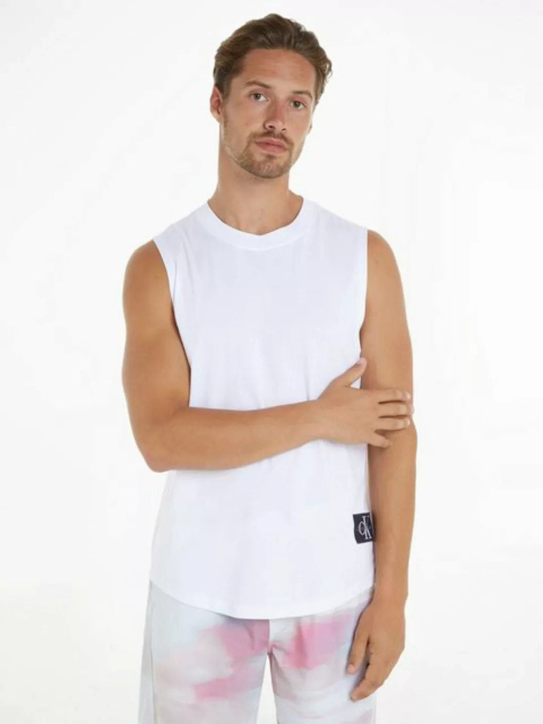 Calvin Klein Jeans T-Shirt MONOLOGO BADGE TANK mit Logopatch günstig online kaufen