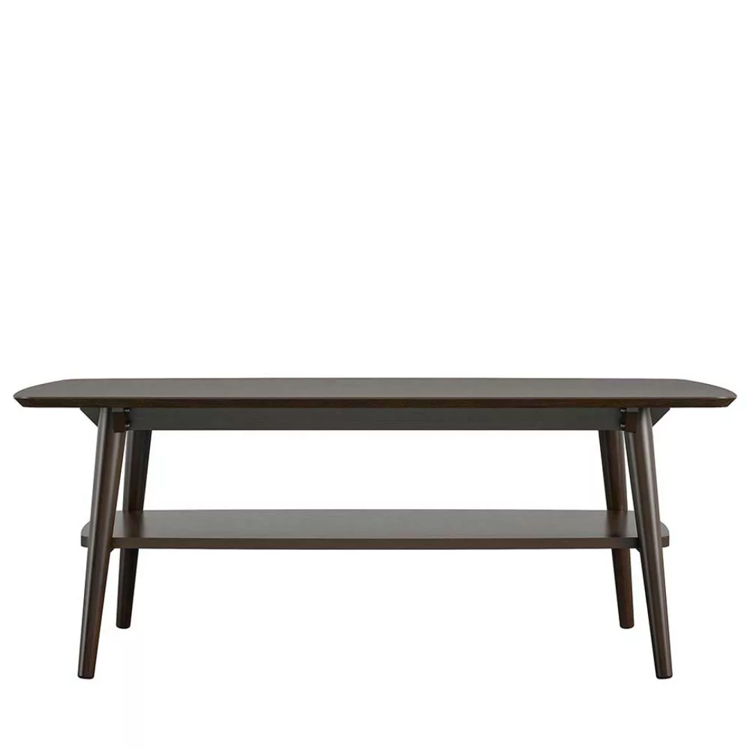 Wohnzimmer Tisch Retro Stil in Walnussfarben 120 cm breit günstig online kaufen