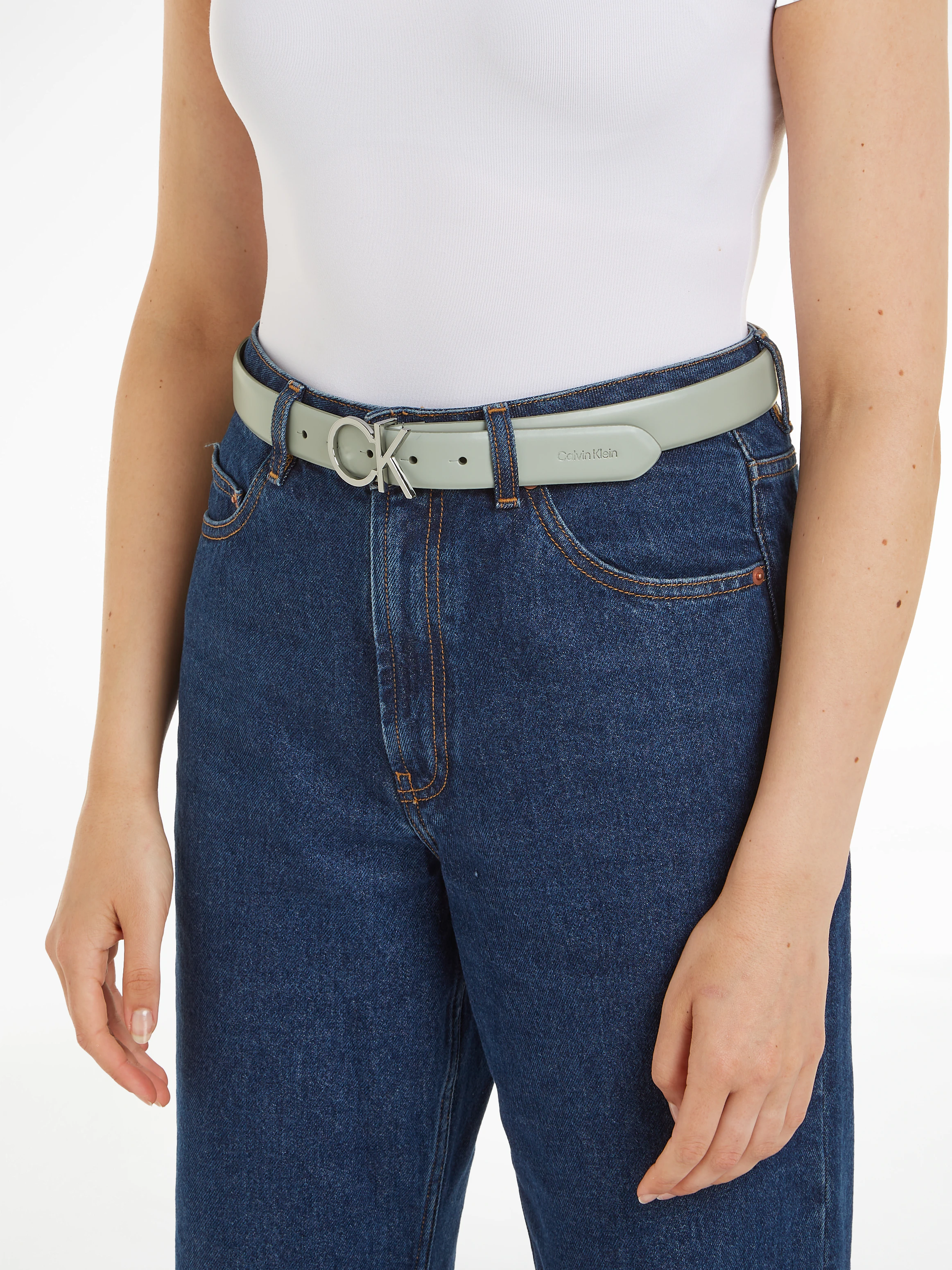 Calvin Klein Ledergürtel "CK LOGO BELT 3.0" günstig online kaufen