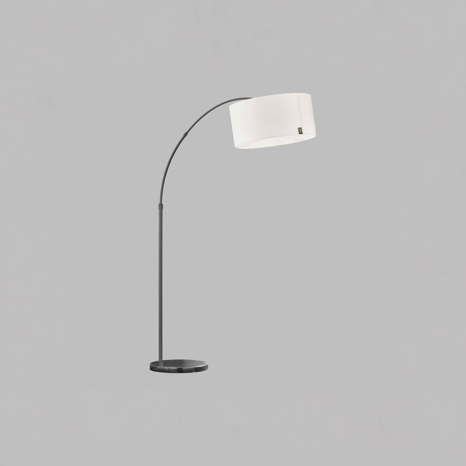 Schöner Wohnen Bowe Bogen-Stehlampe, schwarz/weiß günstig online kaufen
