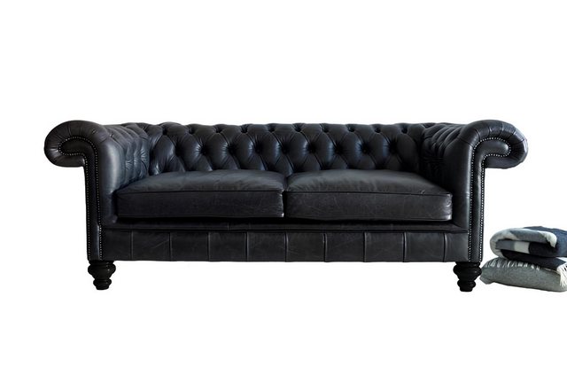 Xlmoebel Sofa Exklusives Luxus-Sofa im Chesterfield-Design mit Lederoptik u günstig online kaufen