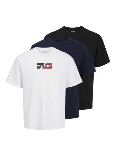 Jack & Jones Kurzarmshirt JJECORP GRAPHIC TEE SS O-3PK MP NOOS (Packung, 3- günstig online kaufen