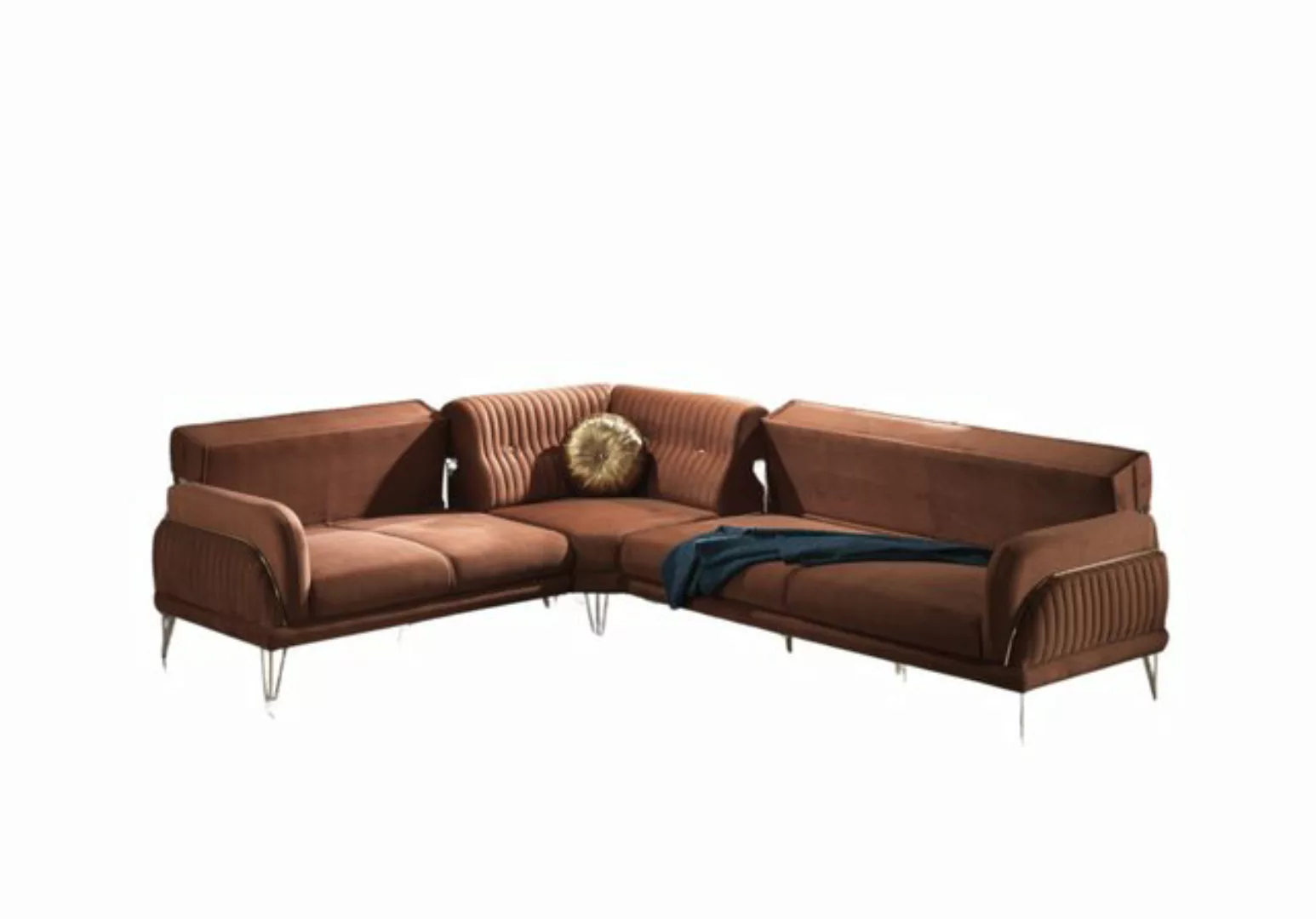 Villa Möbel Ecksofa Mallorca, Set, Hand Made Quality, pflegeleichter Mikrof günstig online kaufen