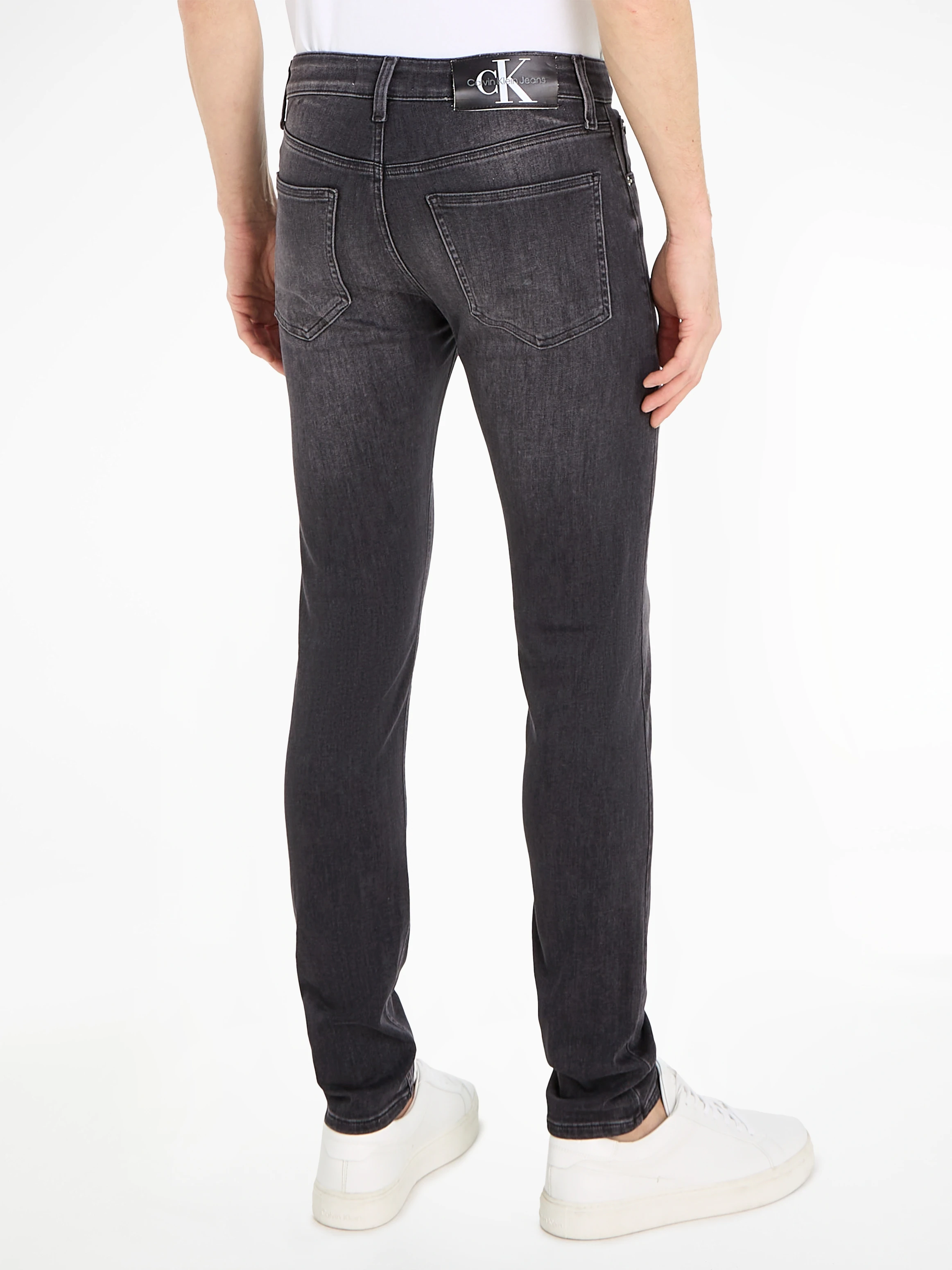 Calvin Klein Jeans Skinny-fit-Jeans "SKINNY", mit Leder-Badge günstig online kaufen