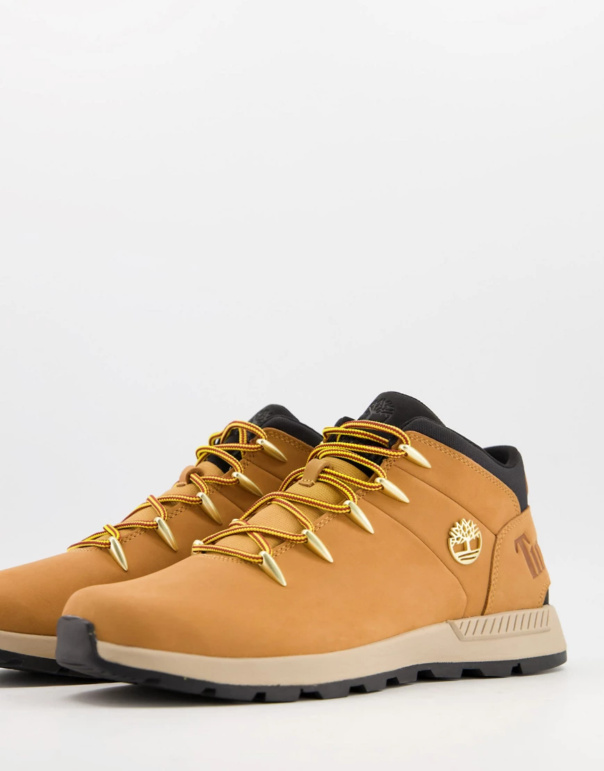 Timberland – Sprint – Mittelhohe Trekking-Stiefel in Weizenbraun günstig online kaufen