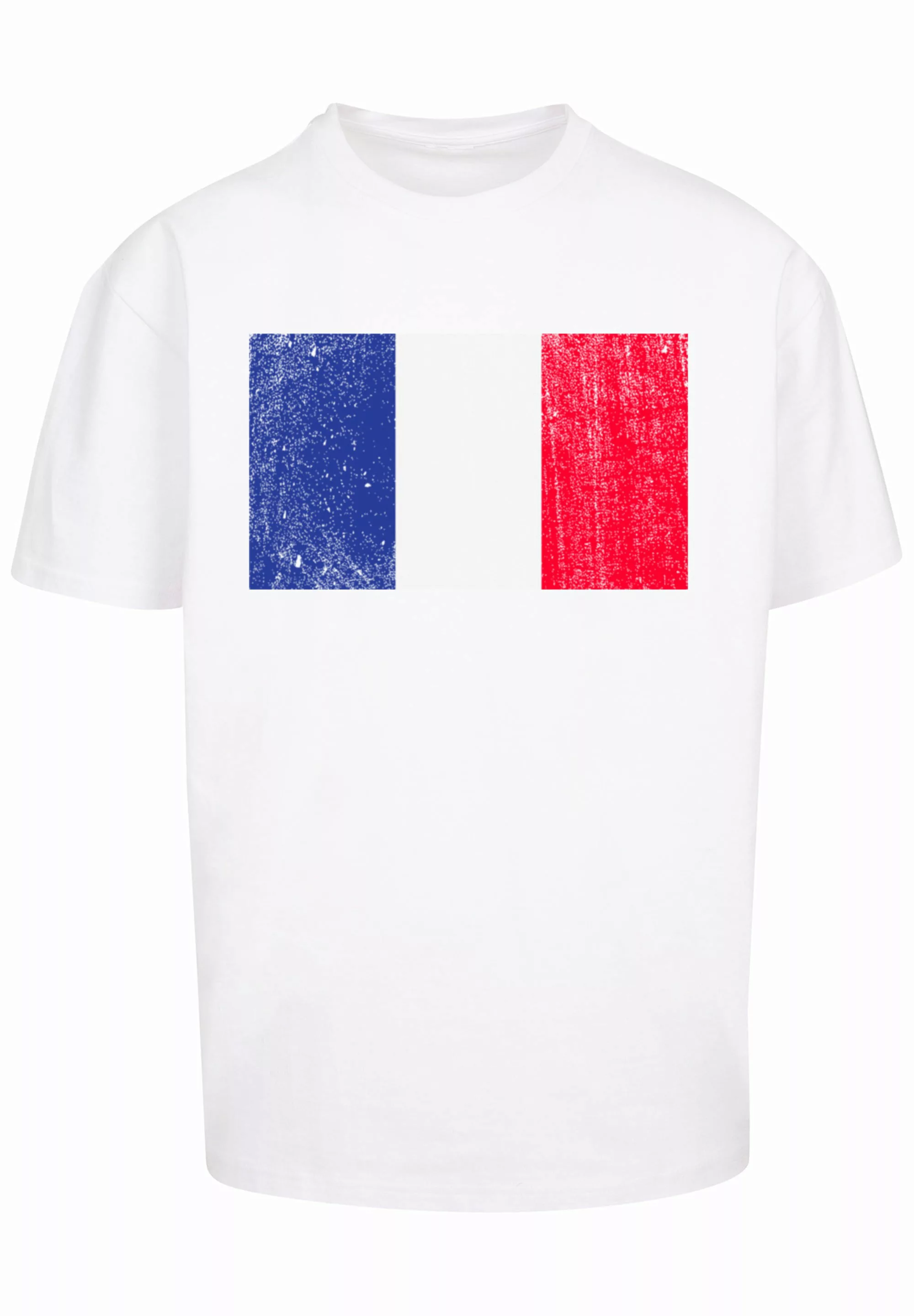 F4NT4STIC T-Shirt "France Frankreich Flagge distressed", Print günstig online kaufen