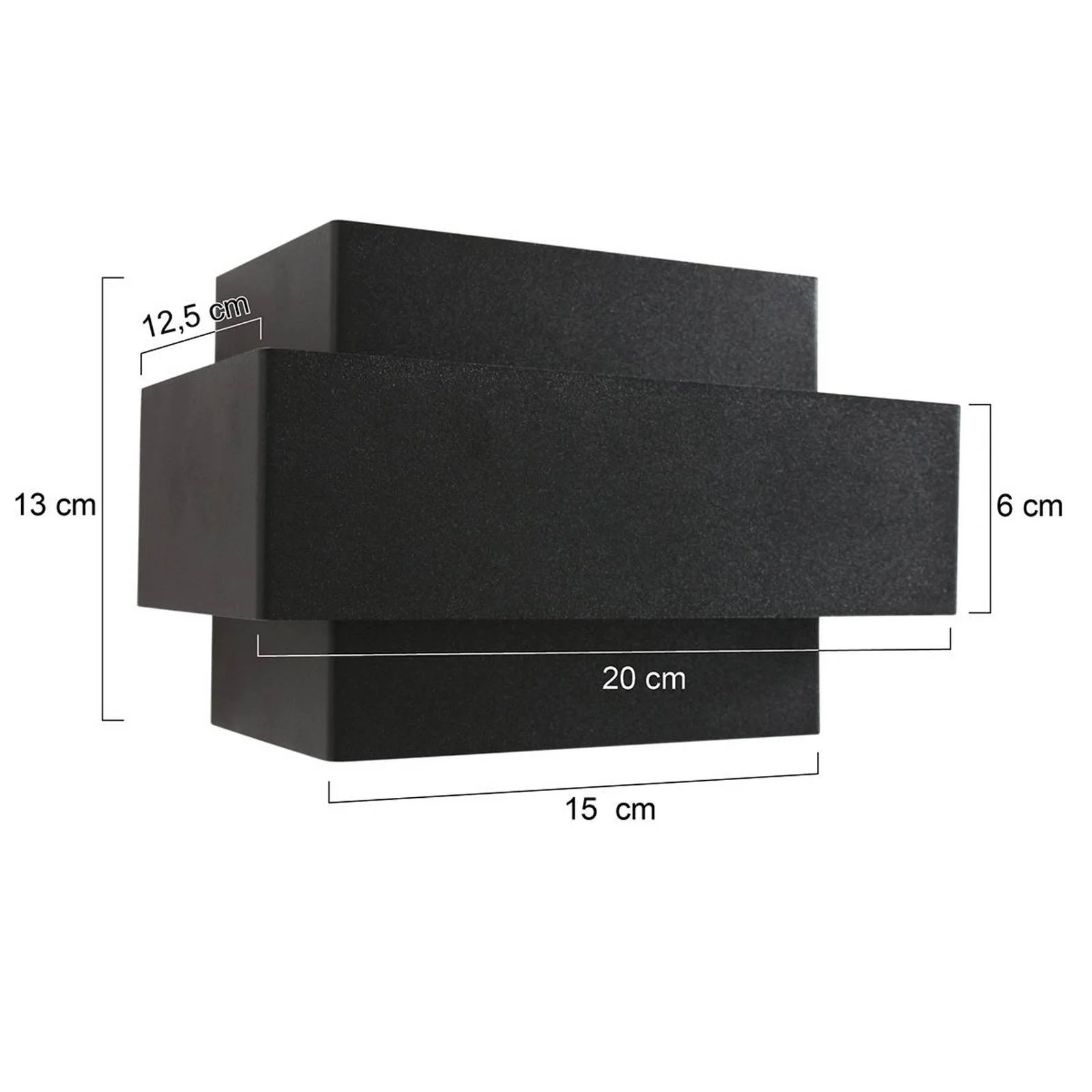 Wandleuchte Muro 3368, schwarz, up/down, G9, 2.700 K günstig online kaufen