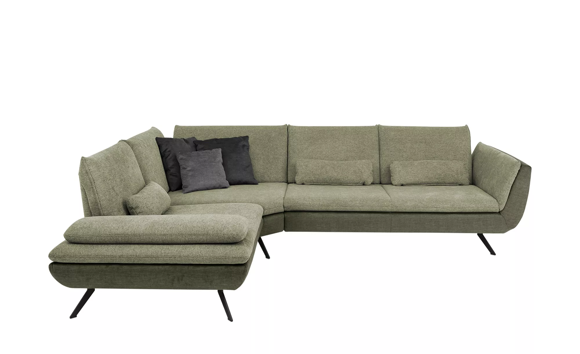 Ecksofa   Luca ¦ grün ¦ Maße (cm): B: 314 H: 88 T: 244 Polstermöbel > Sofas günstig online kaufen