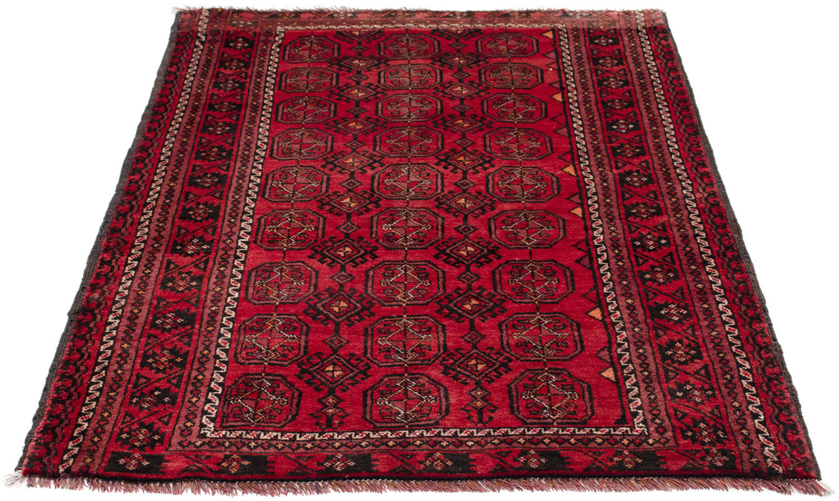 morgenland Orientteppich »Belutsch - 150 x 108 cm - rot«, rechteckig, Wohnz günstig online kaufen