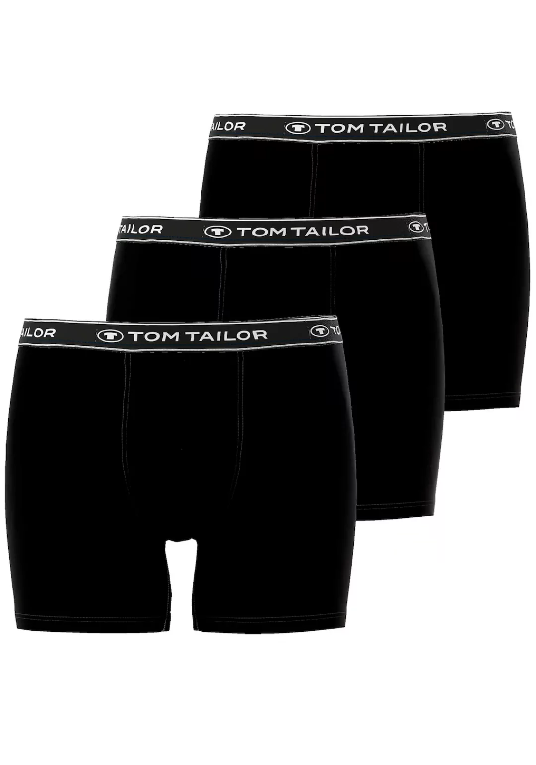 Tom Tailor 3-er Set Long Pants Rot, Blau & Grau günstig online kaufen