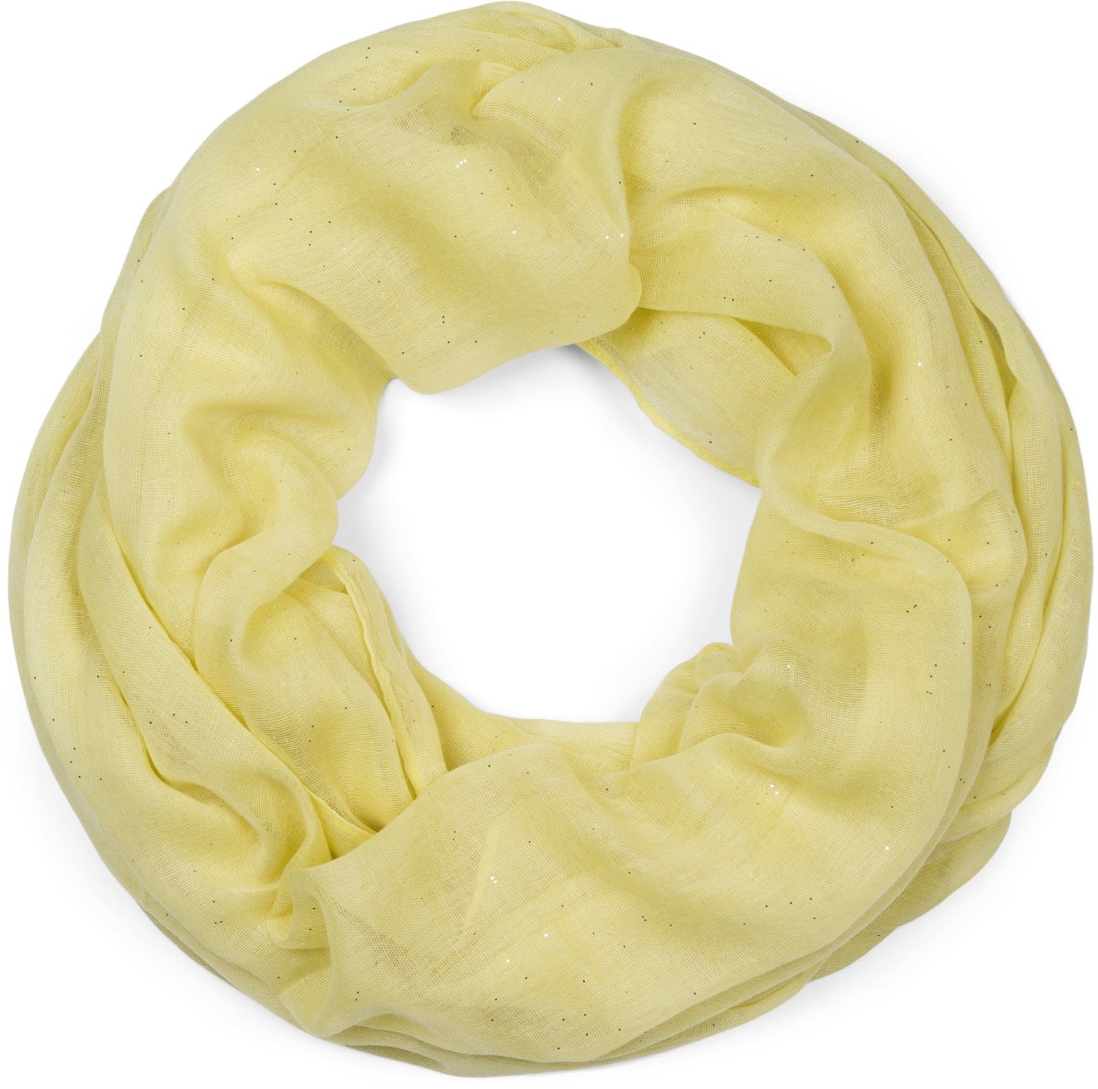styleBREAKER Loop Loop mit Glitzer unifarben, günstig online kaufen