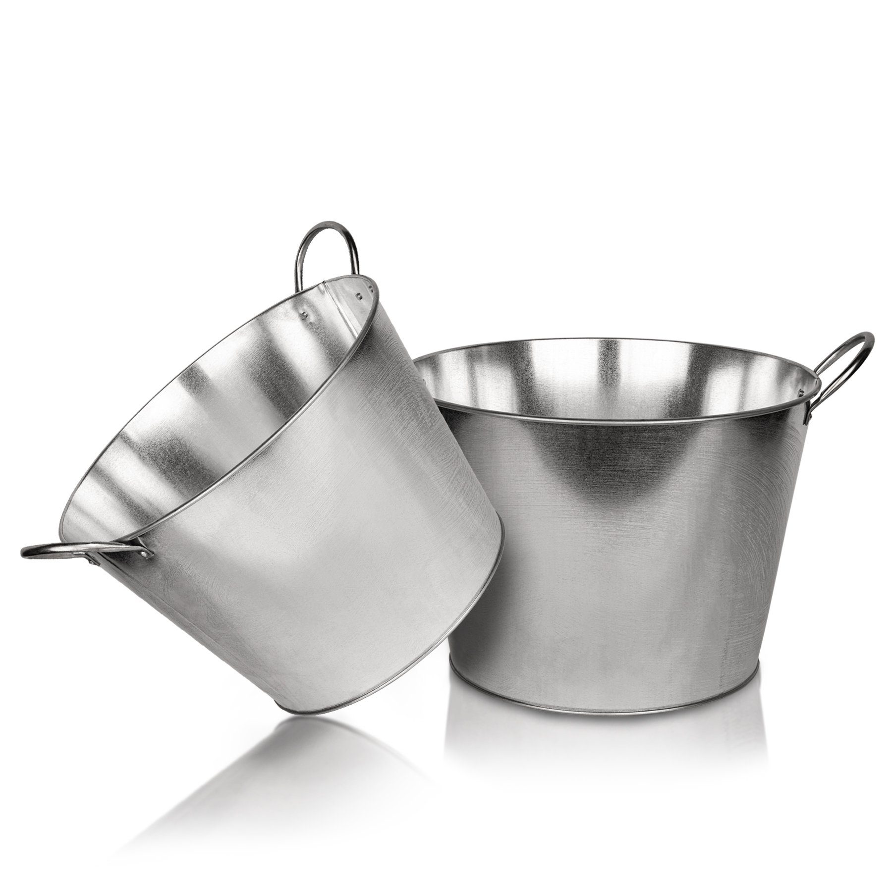 BigDean Pflanzschale Zinkwanne rund – extra günstig online kaufen