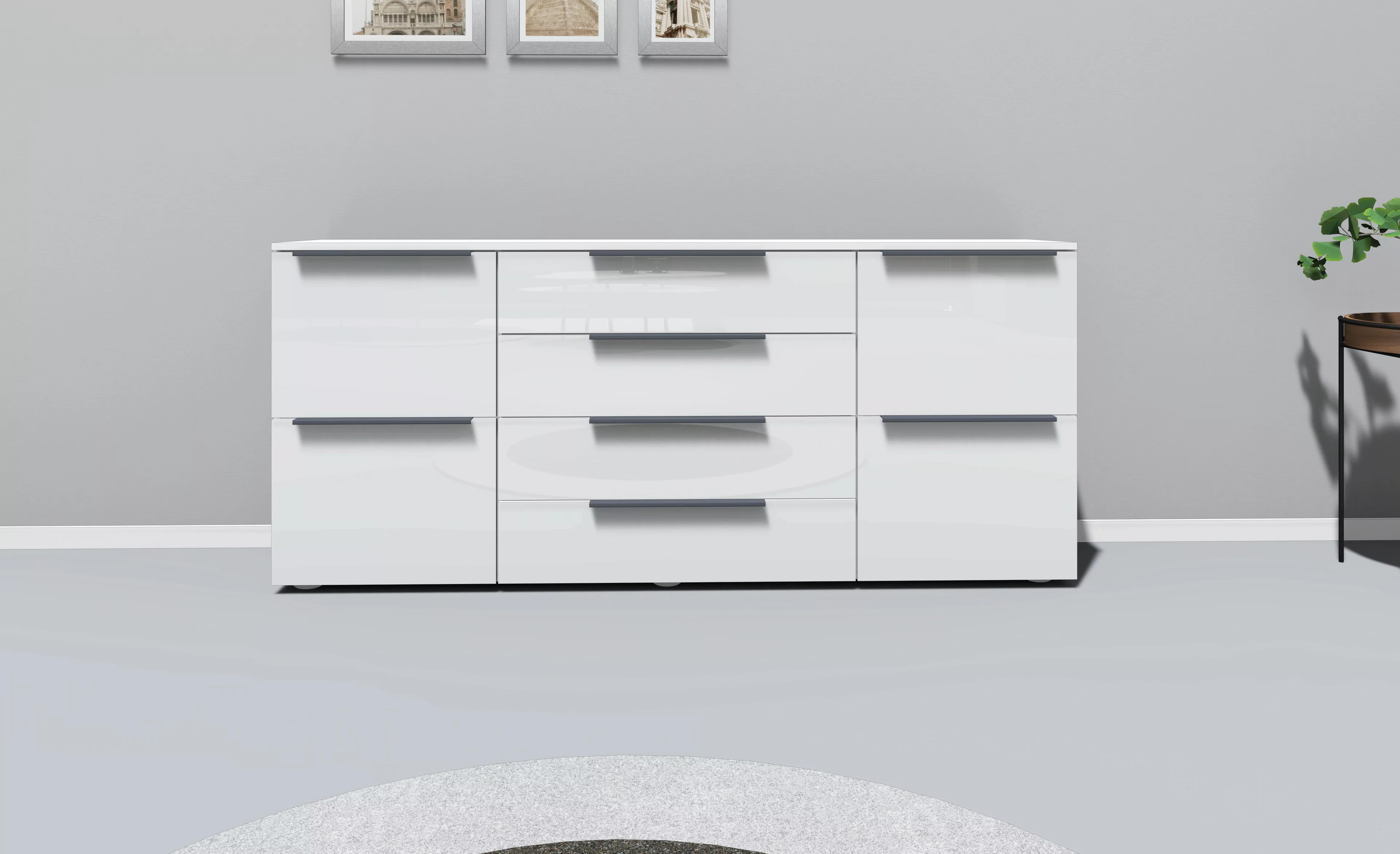 borchardt Möbel Sideboard "Tom", Breite 166 cm, verstellbare Einlegeböden, günstig online kaufen