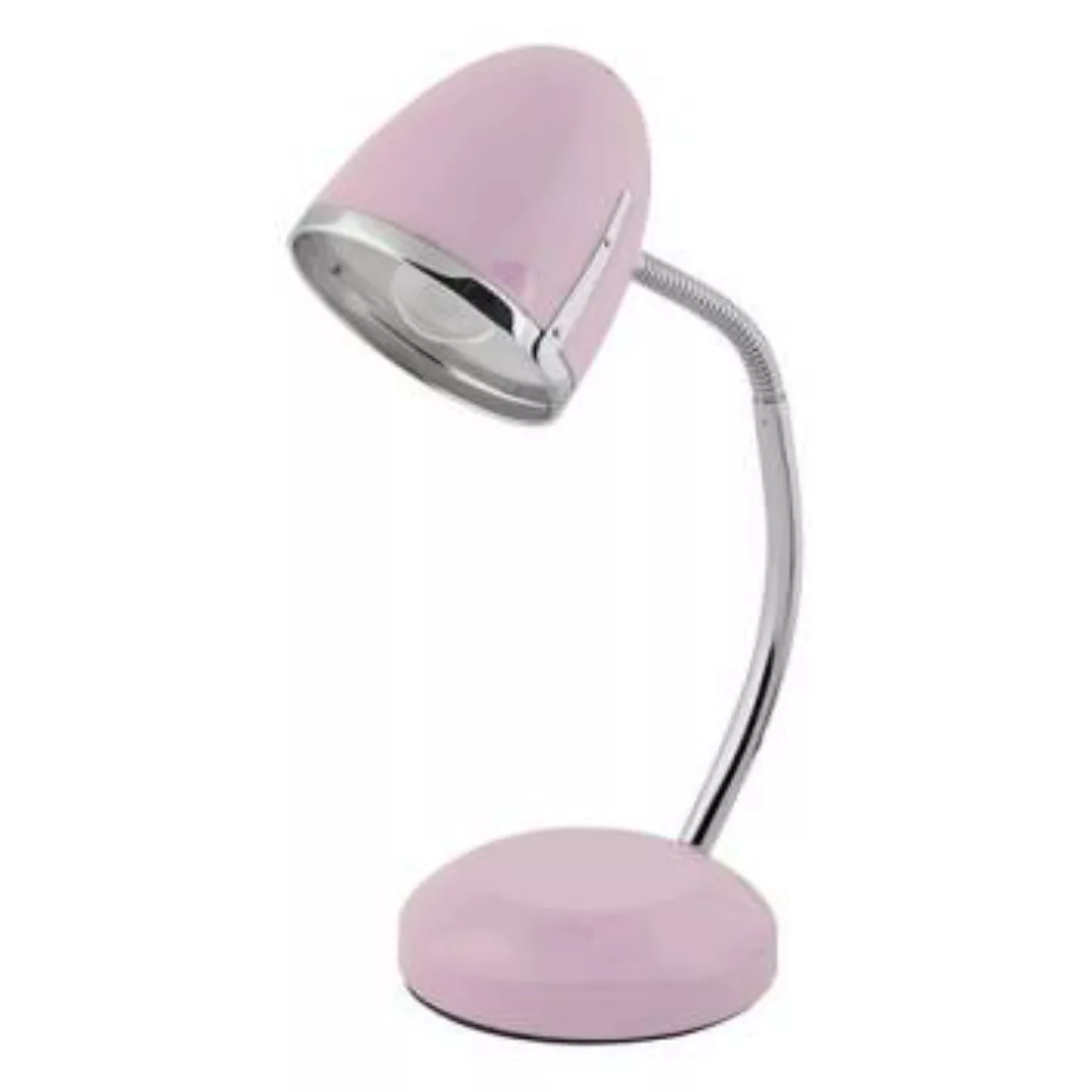 Schreibtischleuchte Pink Retro Design flexibler Arm günstig online kaufen