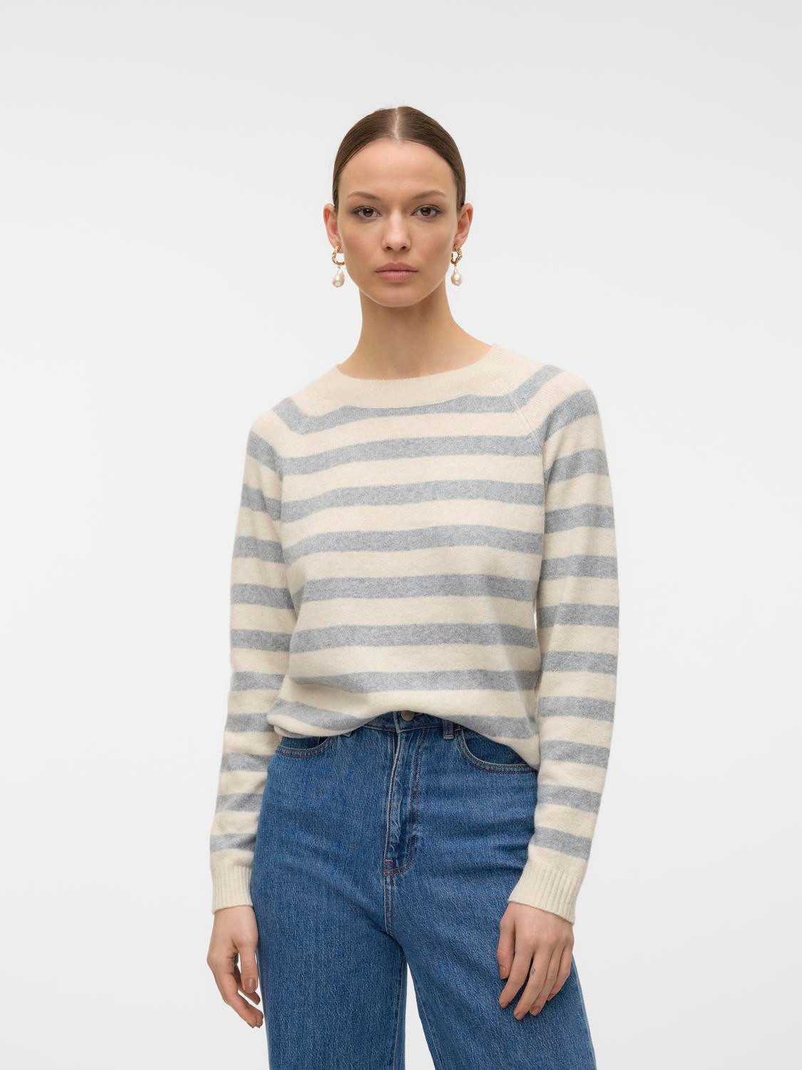 Vero Moda Strickpullover Strick Meliert Basic günstig online kaufen
