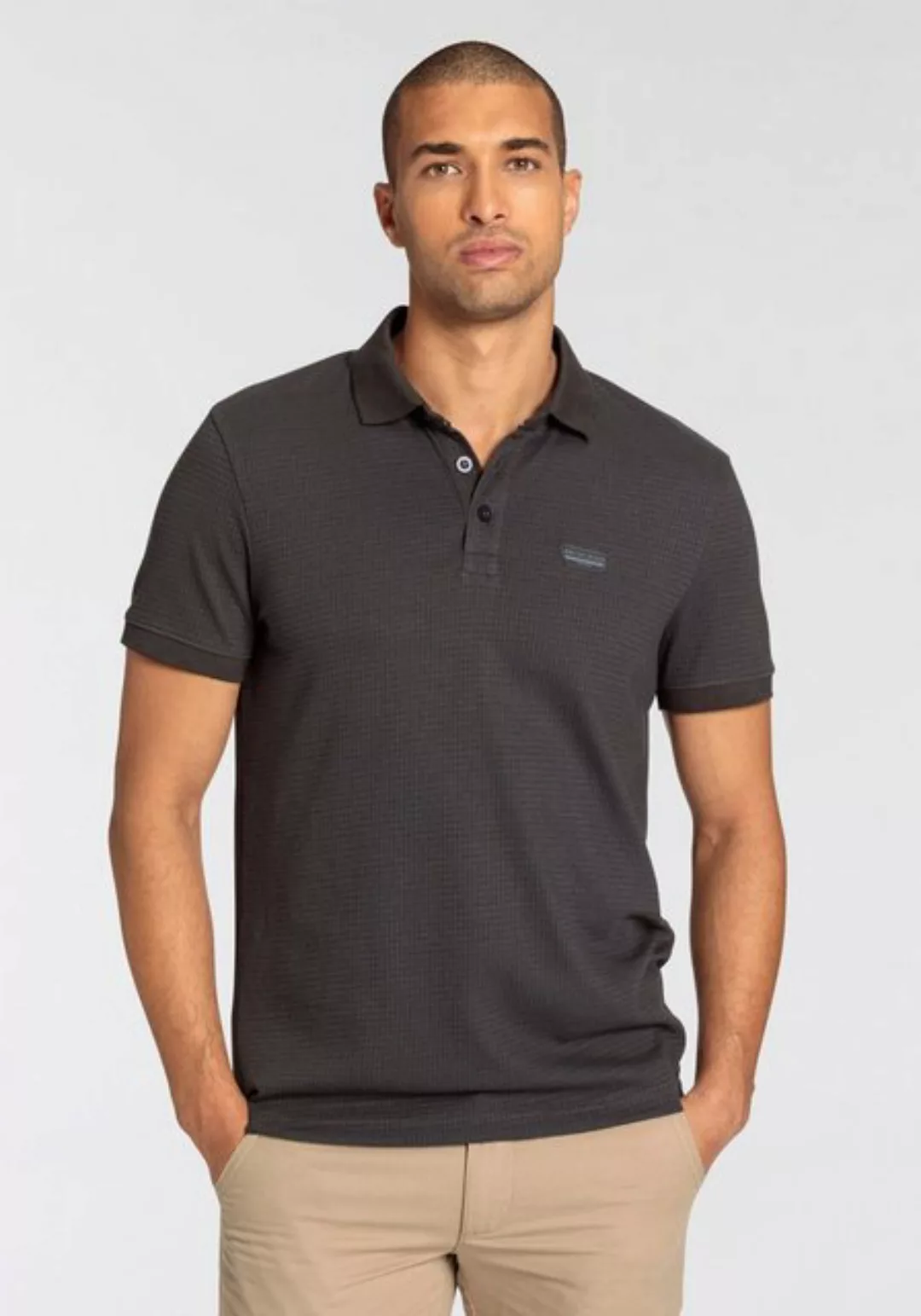 Bruno Banani Poloshirt mit besonderer Materialstruktur günstig online kaufen