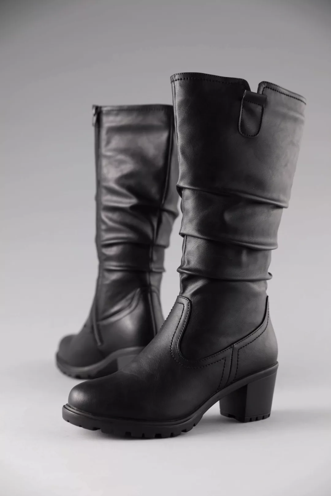 Aniston SHOES Stiefel, mit slouchy Schaft mit Raffungen günstig online kaufen