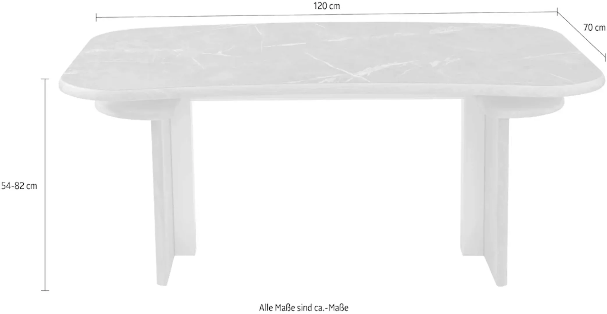 Couchtisch - holzfarben - 70 cm - 54 cm - Tische > Couchtische - Möbel Kraf günstig online kaufen