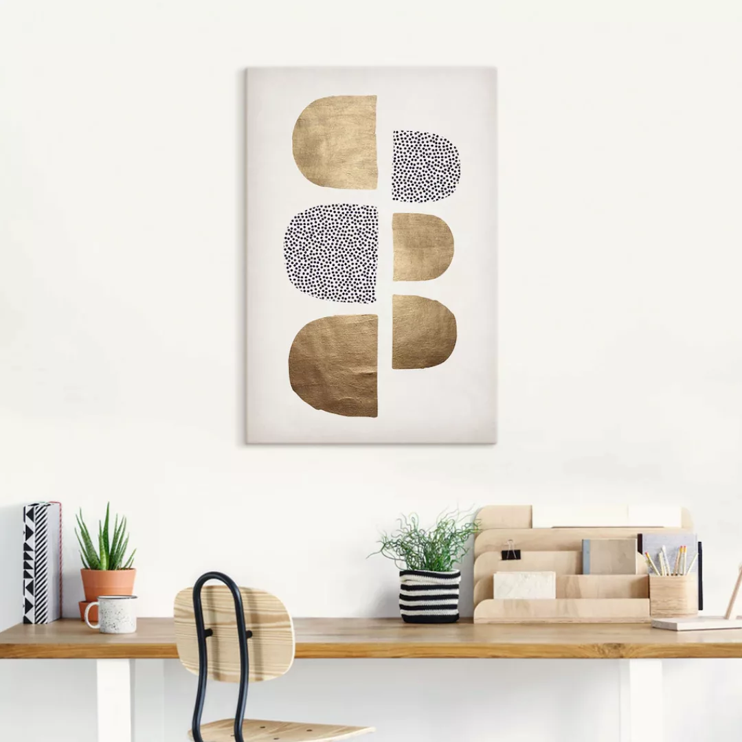Artland Leinwandbild "Geometrische Abstracta", Muster, (1 St.) günstig online kaufen