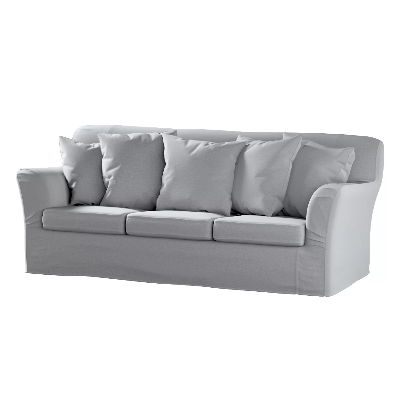 Bezug für Tomelilla 3-Sitzer Sofa nicht ausklappbar, dunklegrau, Sofahusse, günstig online kaufen
