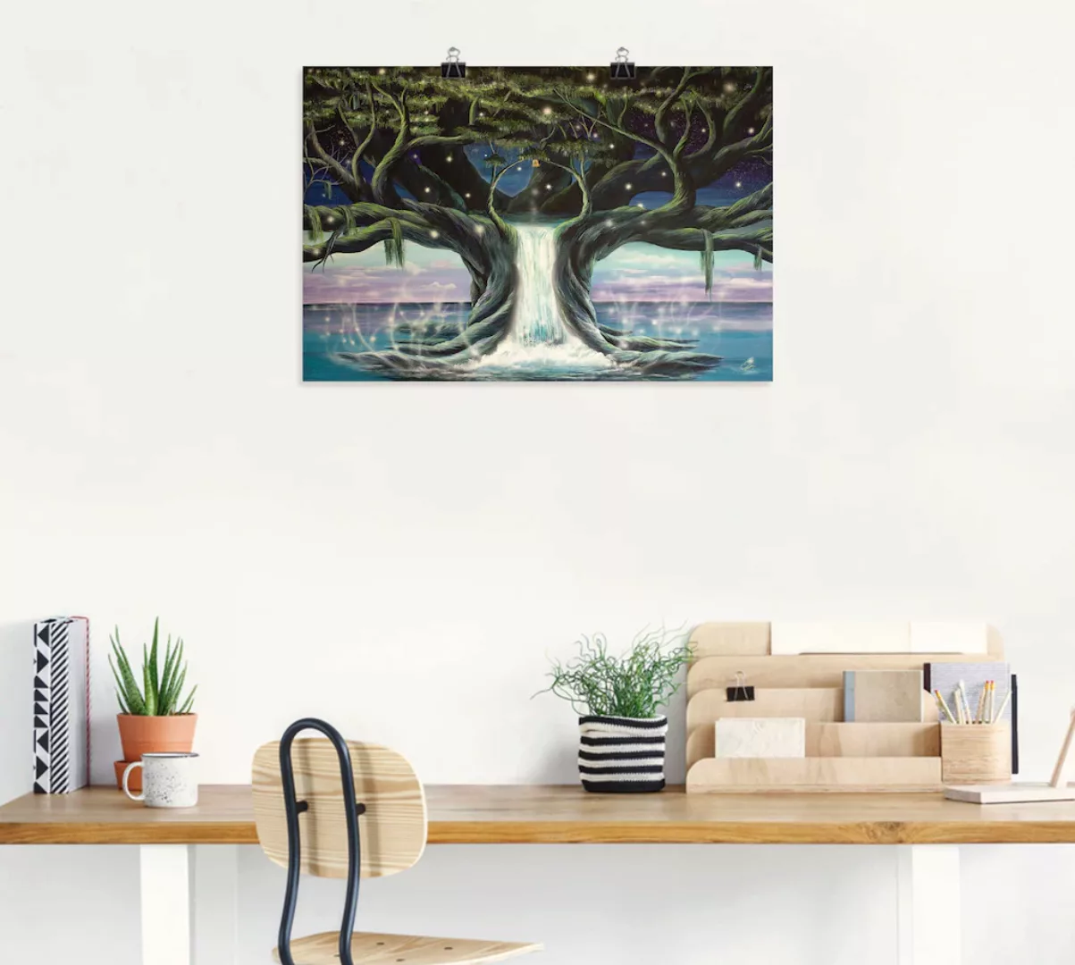 Artland Wandbild "Der Baum der Seelen", Landschaften, (1 St.), als Leinwand günstig online kaufen