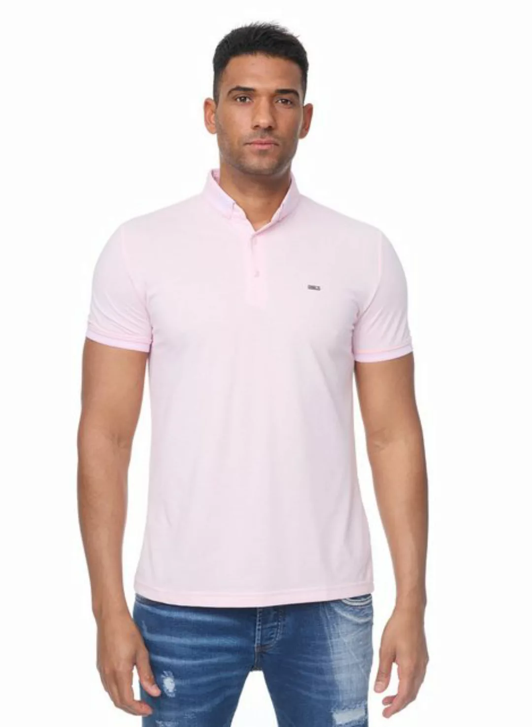 Denim Distriqt Poloshirt Sommer Poloshirt Polo-Shirt kurzarm, Piqué, Kragen günstig online kaufen