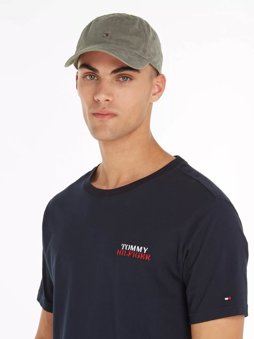 Tommy Hilfiger Baseball Cap "TH FLAG 85 SOFT 6 PANEL CAP", mit Logostickere günstig online kaufen