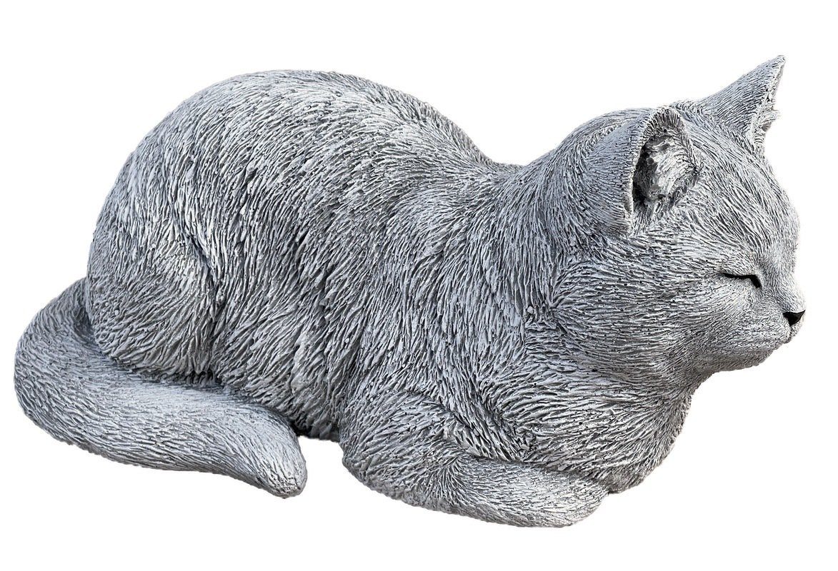 Stone and Style Gartenfigur Steinfigur Katze günstig online kaufen