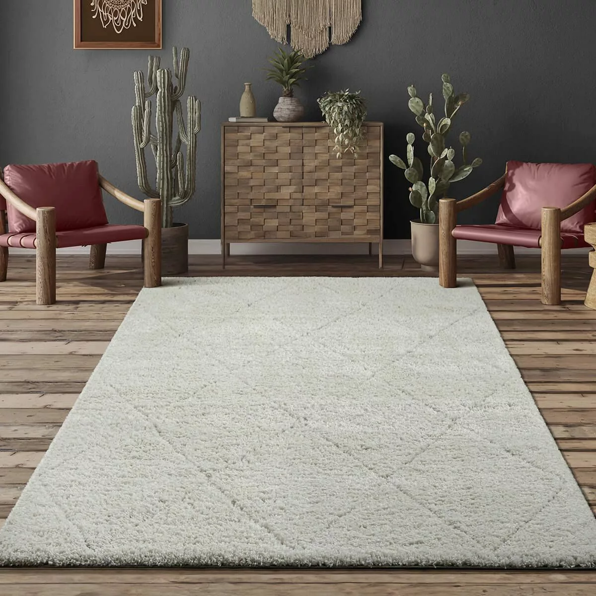 the carpet Teppich »Bahar Shaggy«, rechteckig, 30 mm Höhe günstig online kaufen