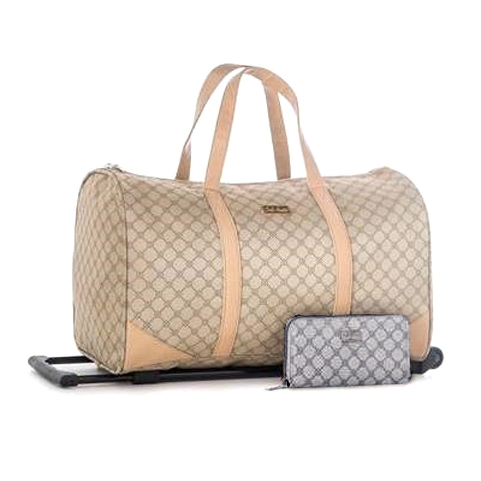 Carla Faustini Handgepäck-Trolley Reisekoffer Reisetasche Stoffkoffer günstig online kaufen