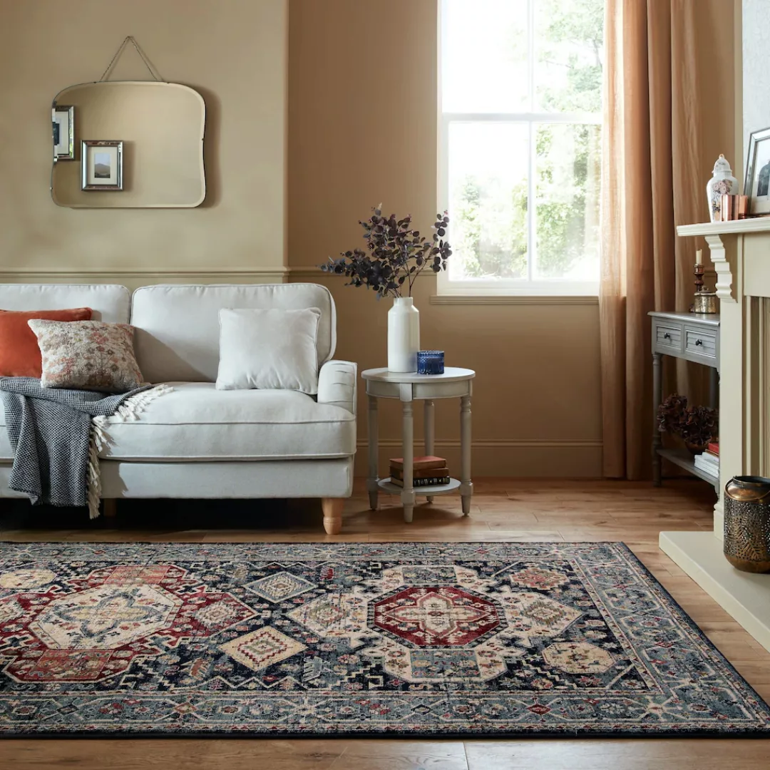 FLAIR RUGS Teppich »Gillingham«, rechteckig, 12 mm Höhe, Vintage Stil günstig online kaufen