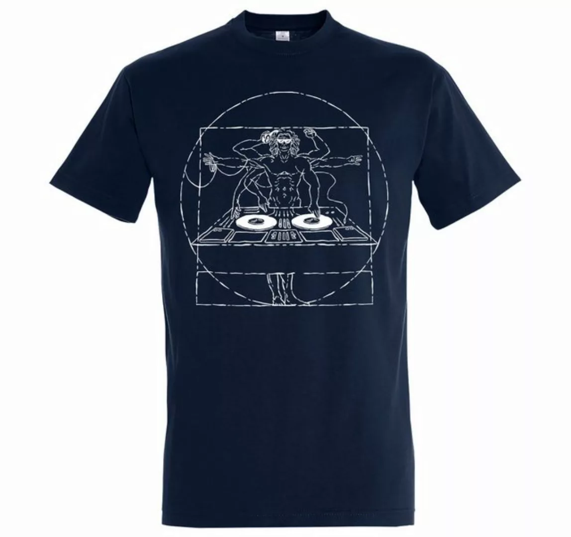 Youth Designz Print-Shirt Da Vinci DJ Herren T-Shirt mit lustigen Logo für günstig online kaufen