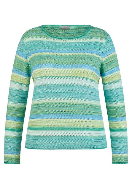 Rabe Strickpullover "Rabe Pullover mit farbenfrohen Streifen und feinem Str günstig online kaufen