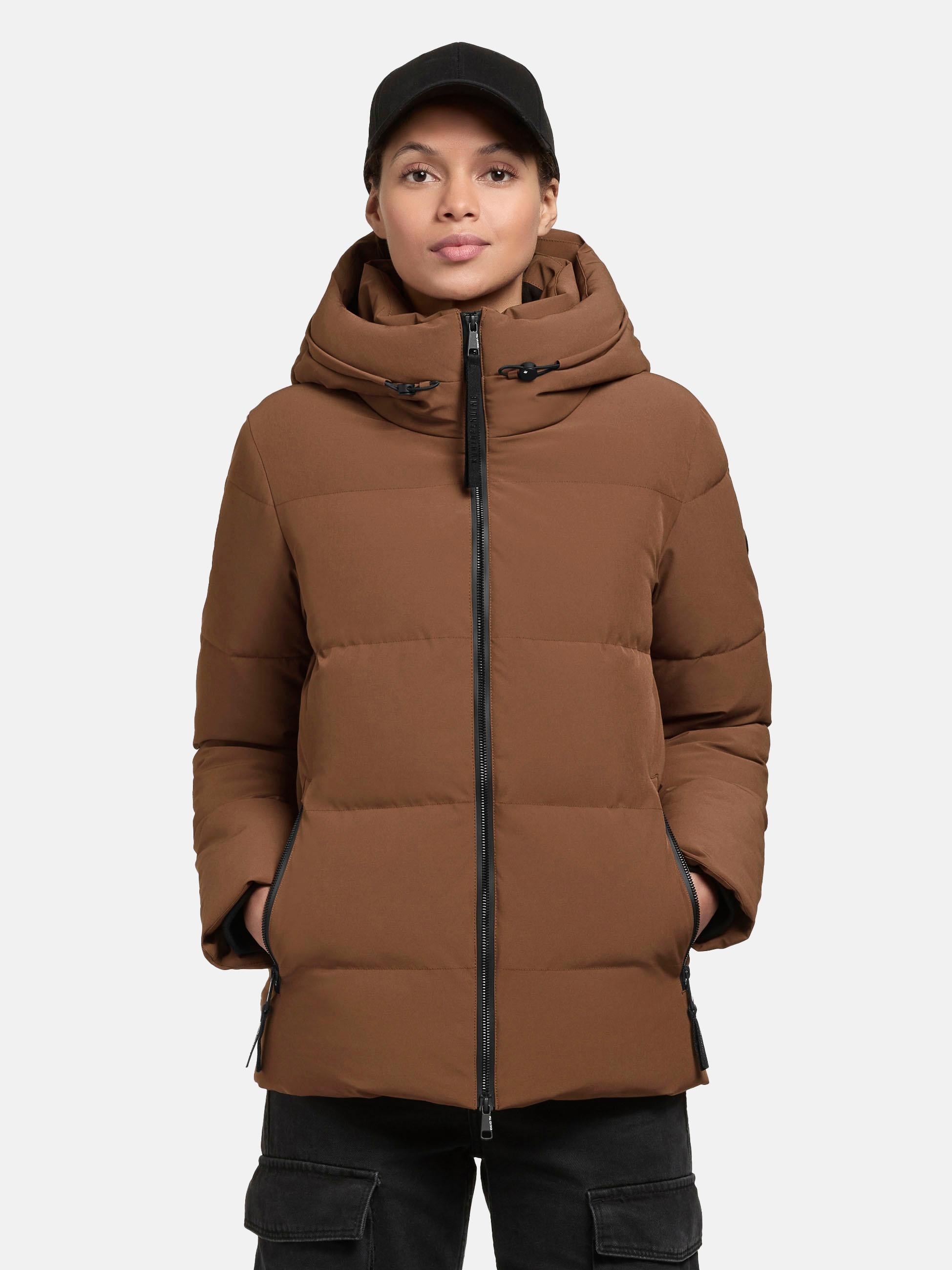 khujo Steppjacke "Fanc2-YM", mit Kapuze, Kurze gesteppte Damen Winterjacke günstig online kaufen