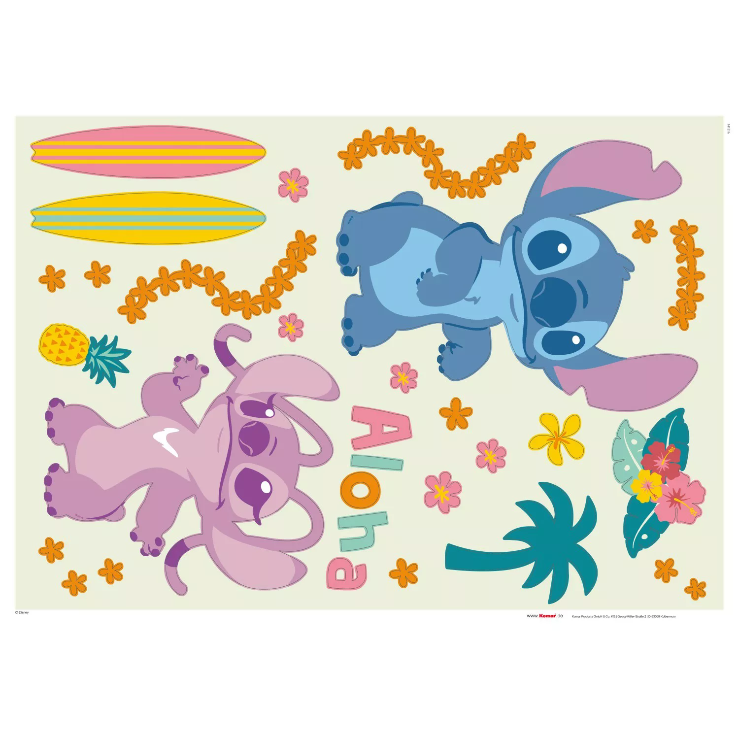 Komar Deko-Sticker Stitch Aloha günstig online kaufen