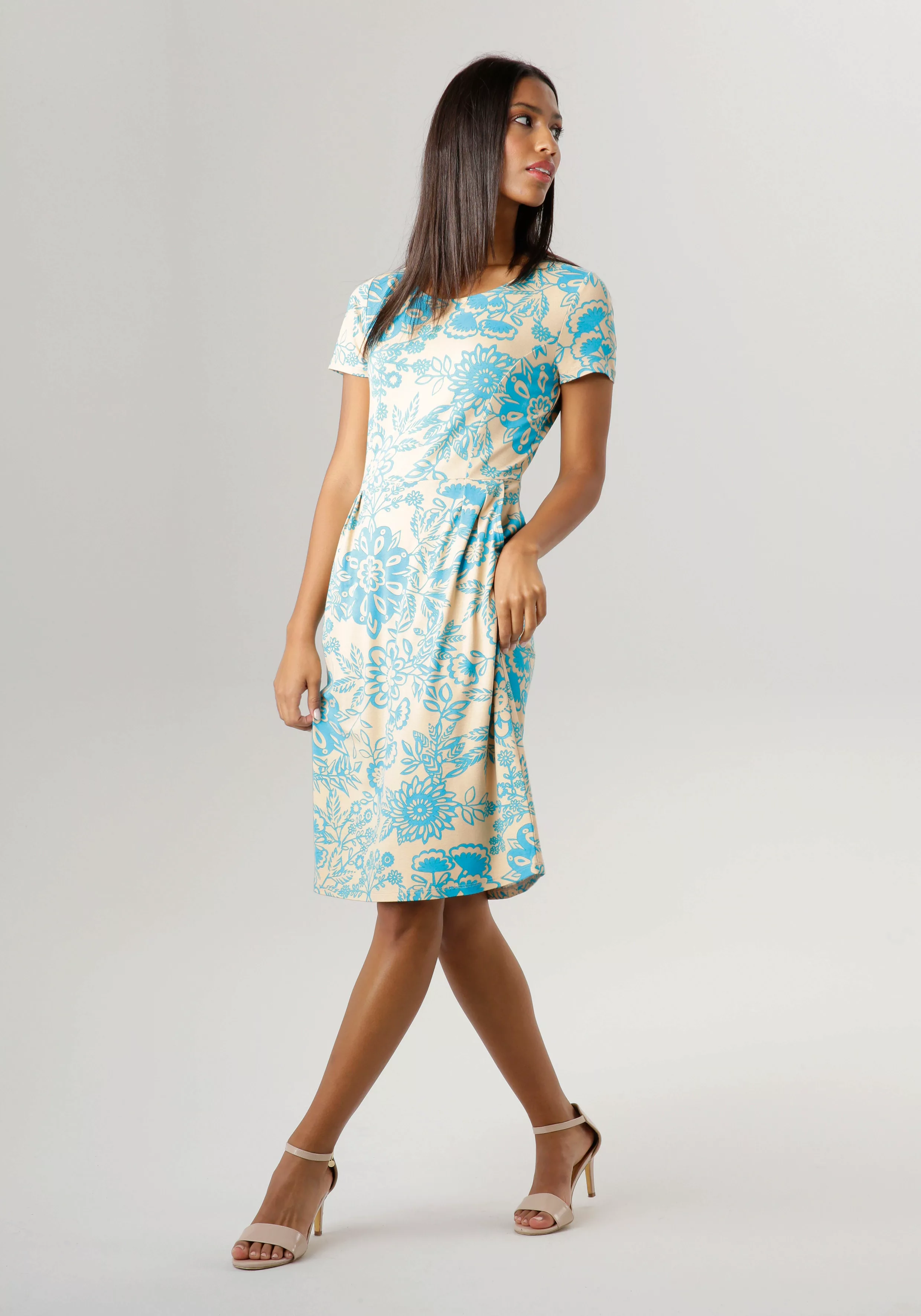 Aniston SELECTED Sommerkleid, mit Blumendruck in Mandala-Optik günstig online kaufen