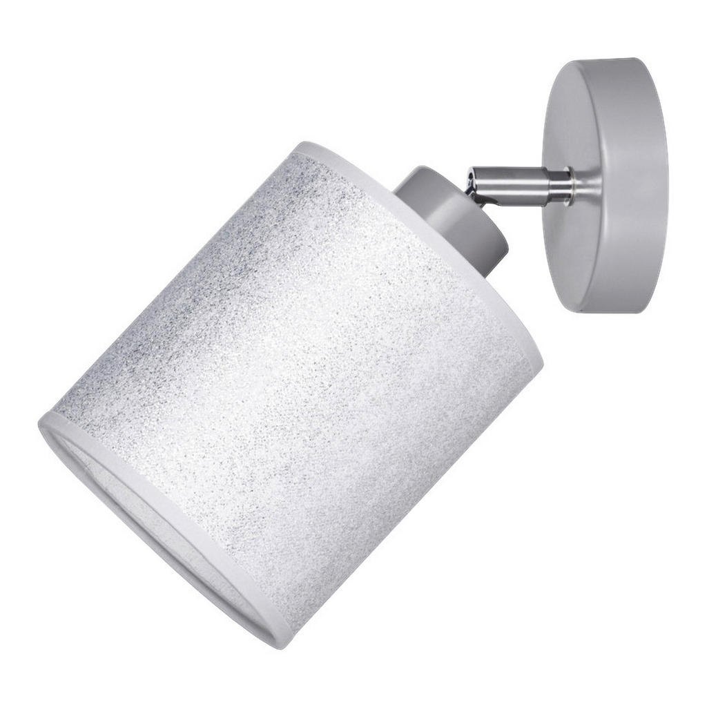 Spot-Light Deckenleuchte 95728127 silber Metall Stoff B/H/T: ca. 25x13x20 c günstig online kaufen