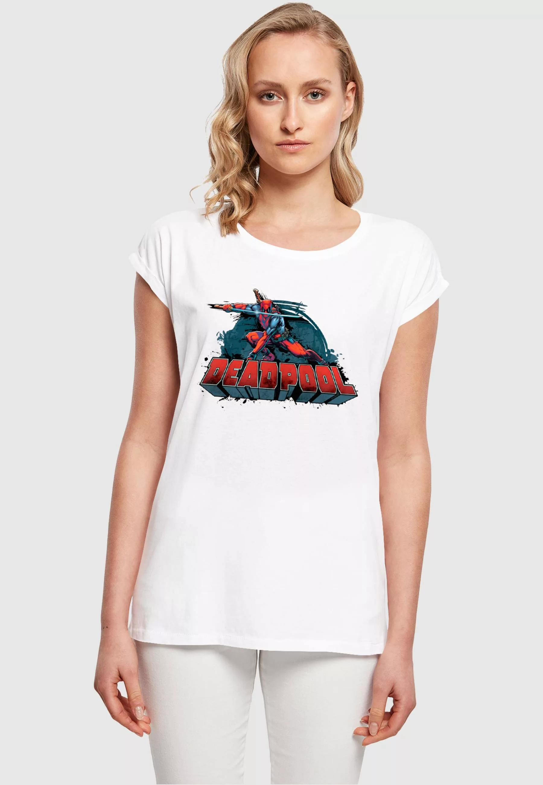 ABSOLUTE CULT T-Shirt "ABSOLUTE CULT Damen Ladies Deadpool - Sword Logo T-S günstig online kaufen