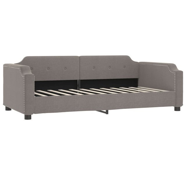 vidaXL Gästebett Tagesbett Taupe 90x200 cm Stoff Gästebett Gästecouch Gäste günstig online kaufen