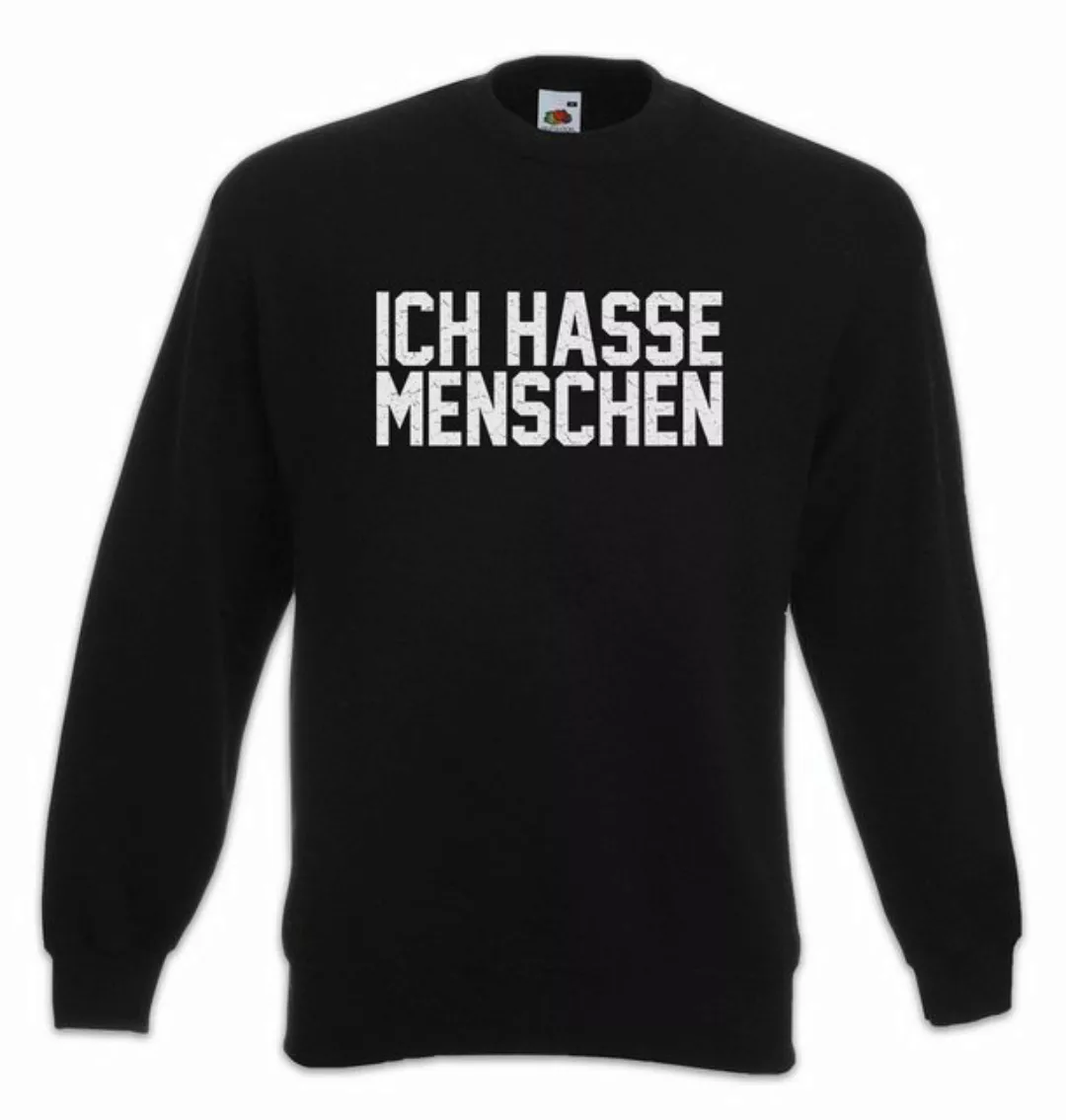 Urban Backwoods Sweatshirt Ich hasse Menschen Sweatshirt Misanthrop Nihilis günstig online kaufen