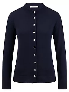 Strickjacke Peter Hahn blau günstig online kaufen