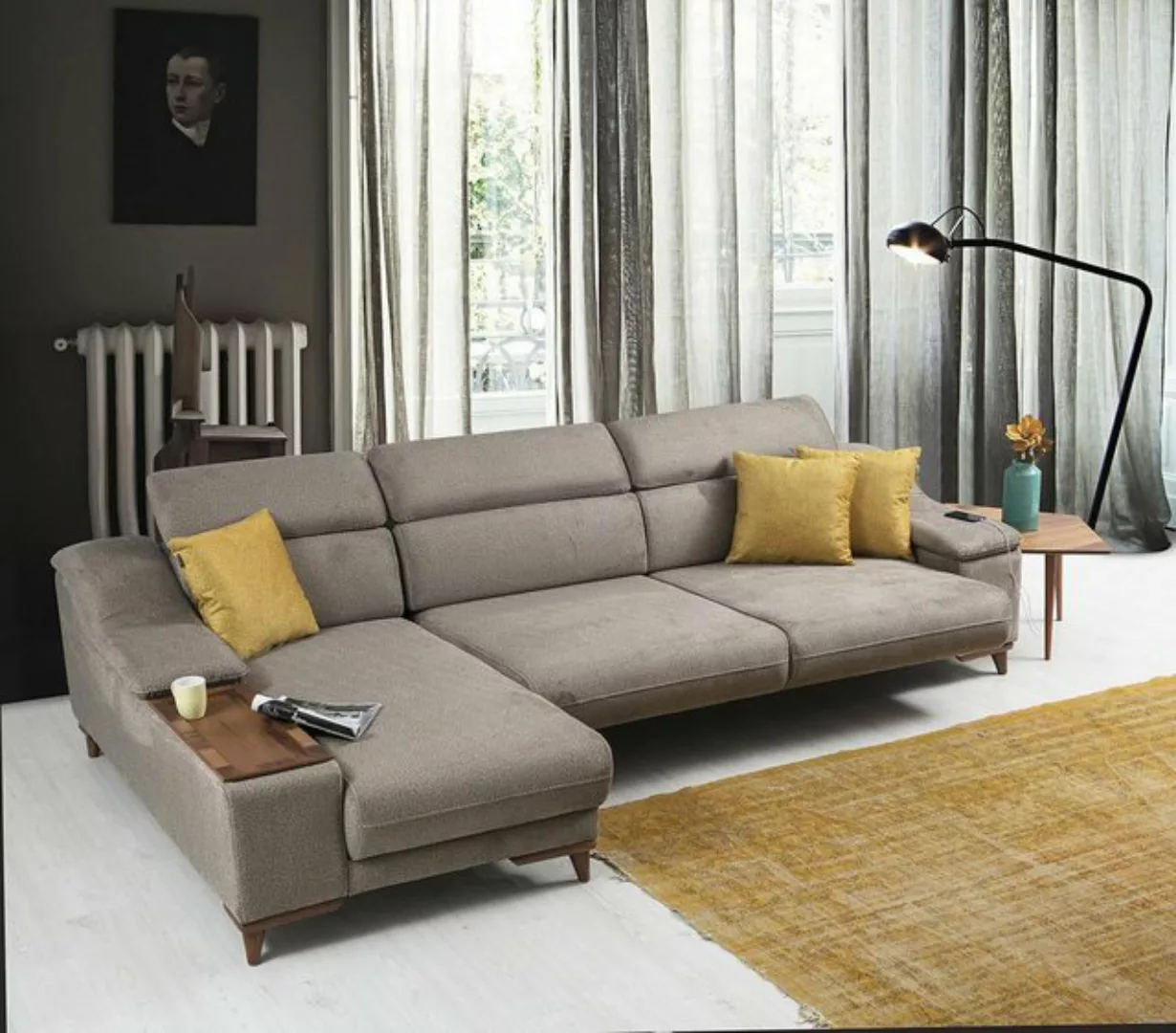 Xlmoebel Ecksofa Ecksofa mit modernem Polster im L-Design für luxuriöses, H günstig online kaufen