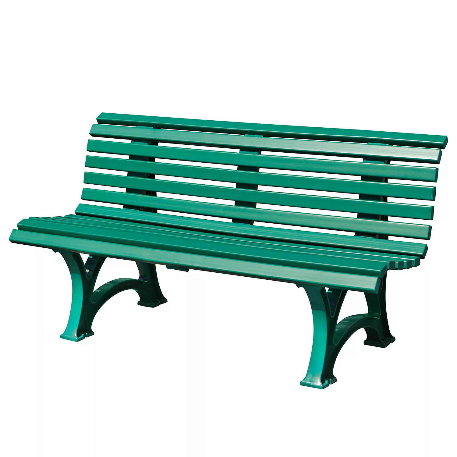 Blome Sitzbank Helgoland grün Kunststoff B/H/L: ca. 64x80x150 cm günstig online kaufen