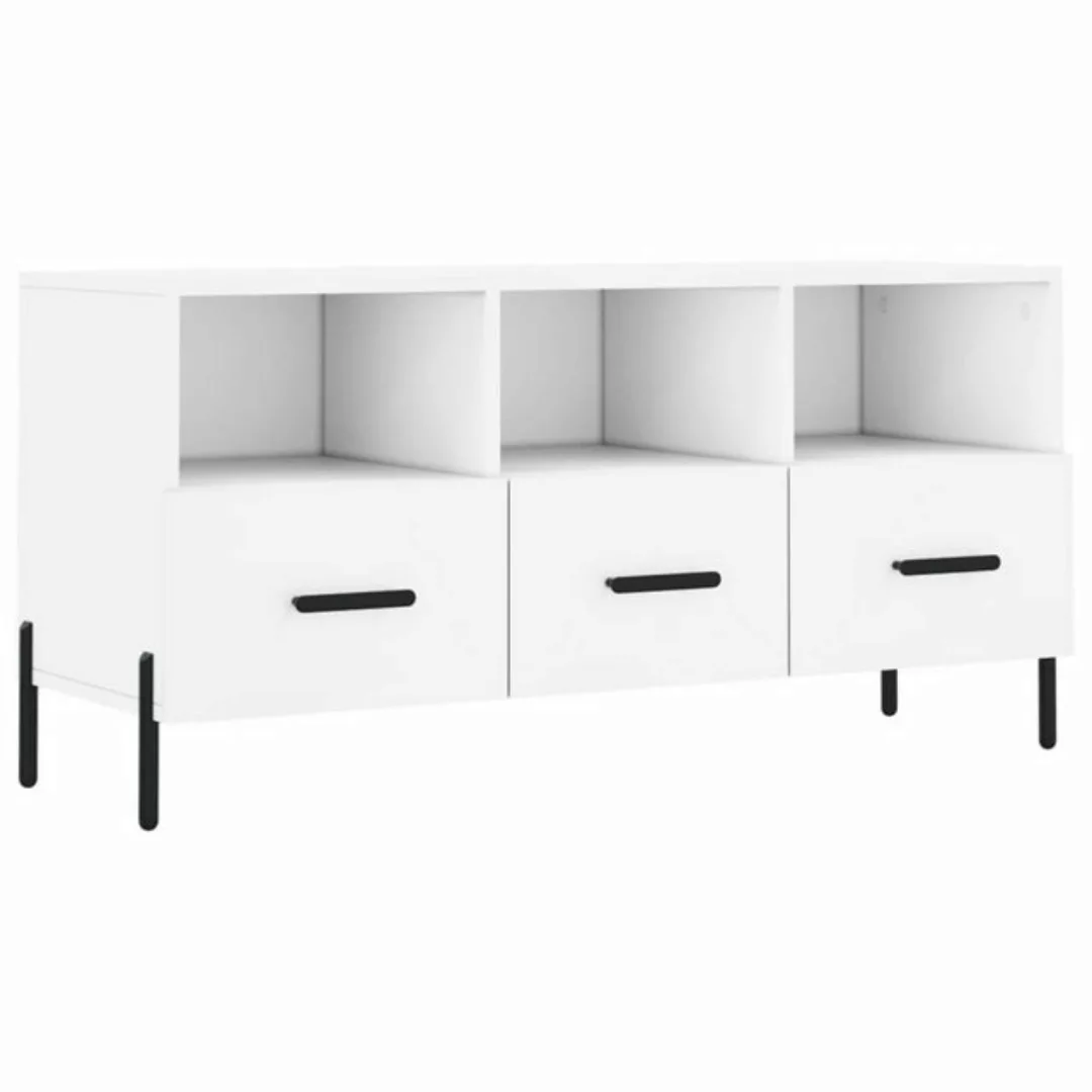 vidaXL TV-Schrank TV-Schrank Weiß 102x36x50 cm Spanplatte günstig online kaufen